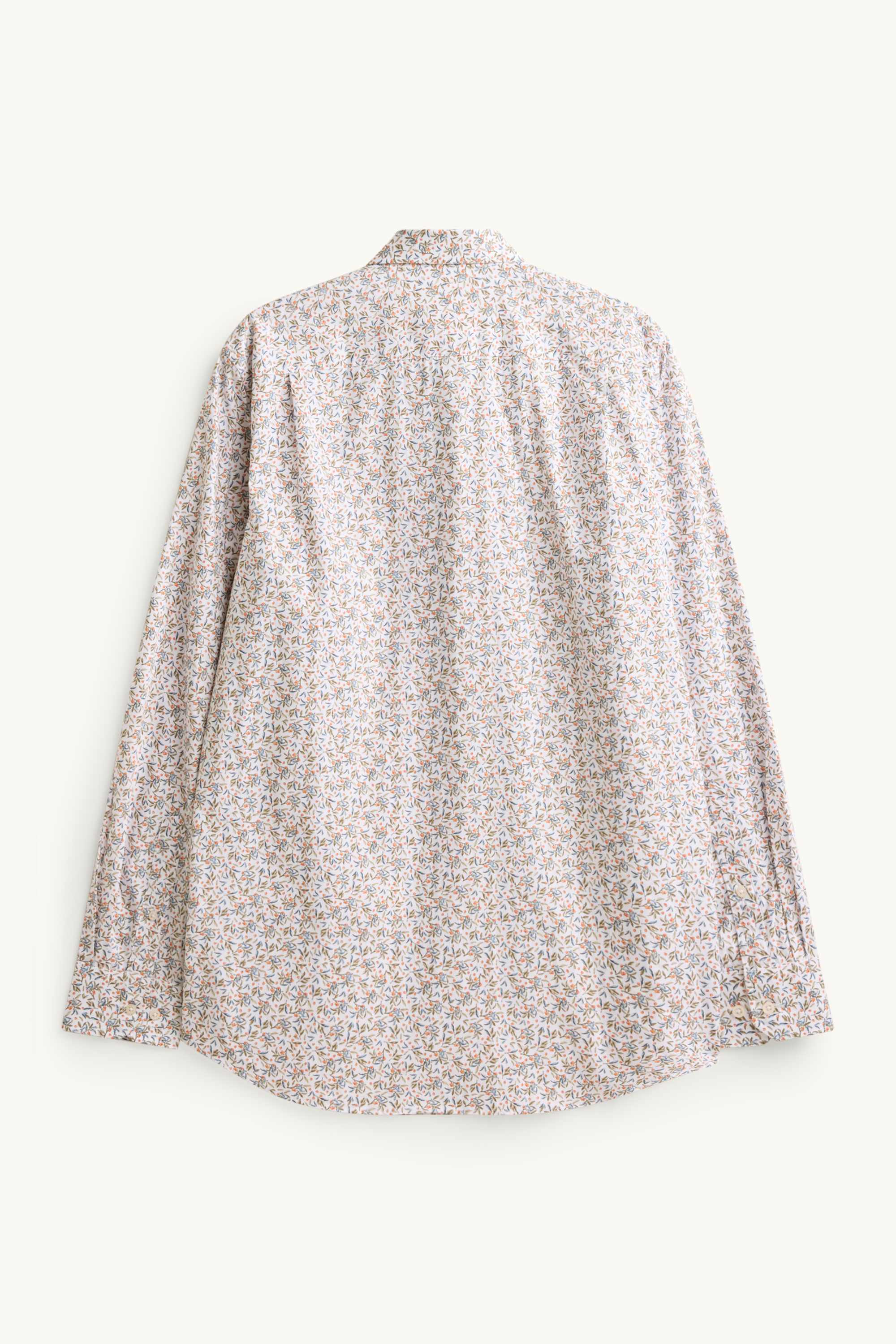 Shirt - regular fit - kent collar light brown