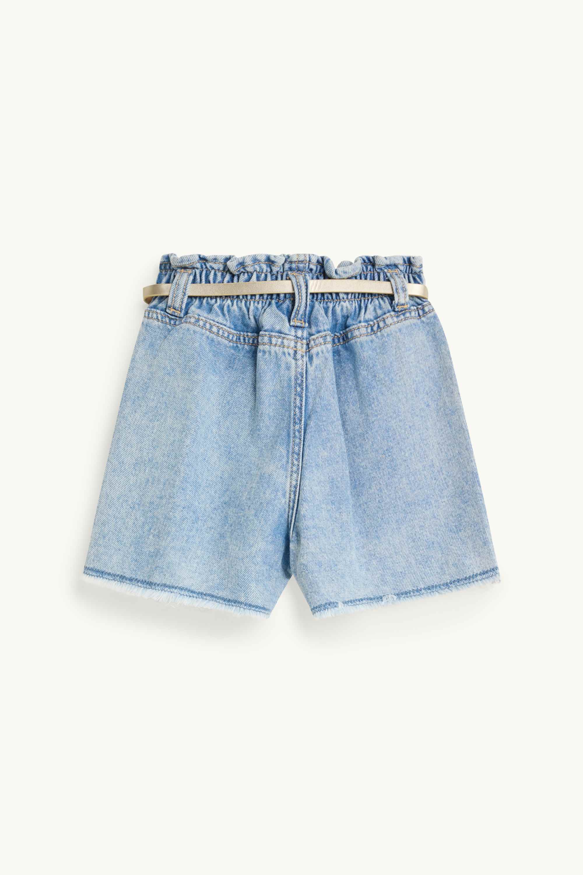 Lilo & Stitch - denim shorts with belt denim-light blue