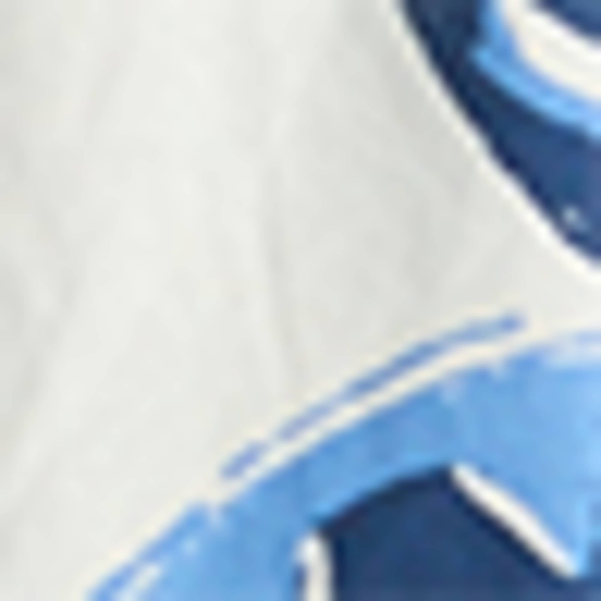 Skirt - patterned dark blue / white
