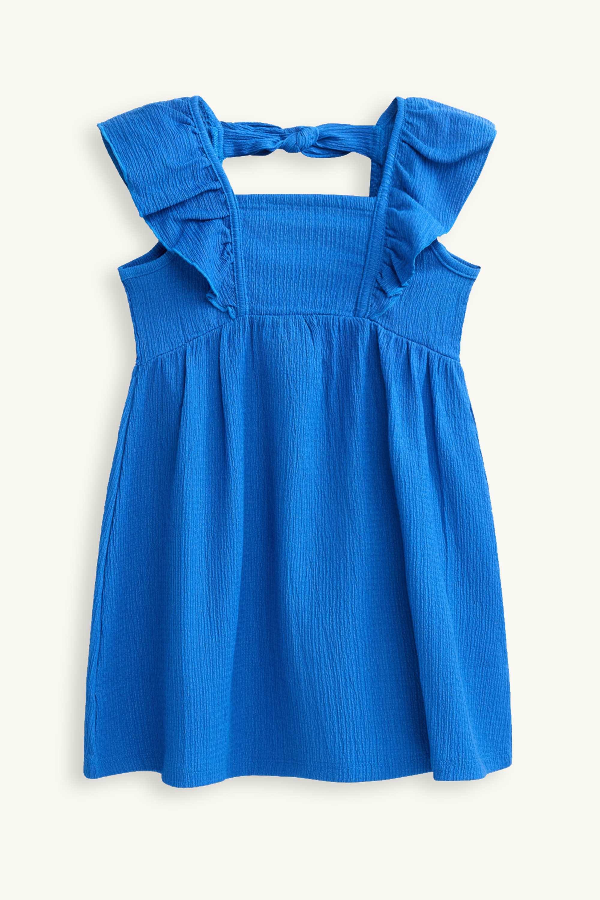 Dress - textured blue