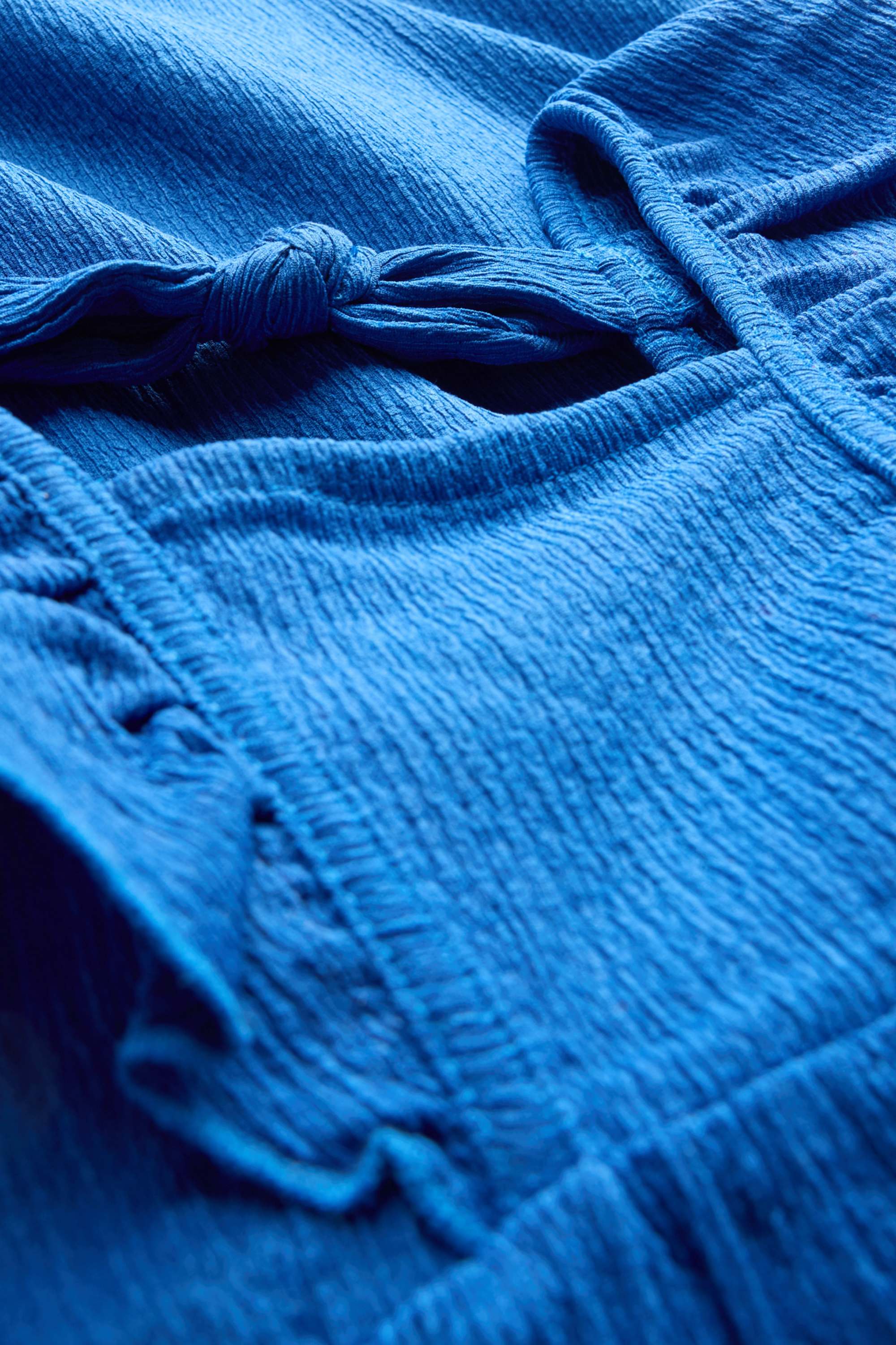 Dress - textured blue
