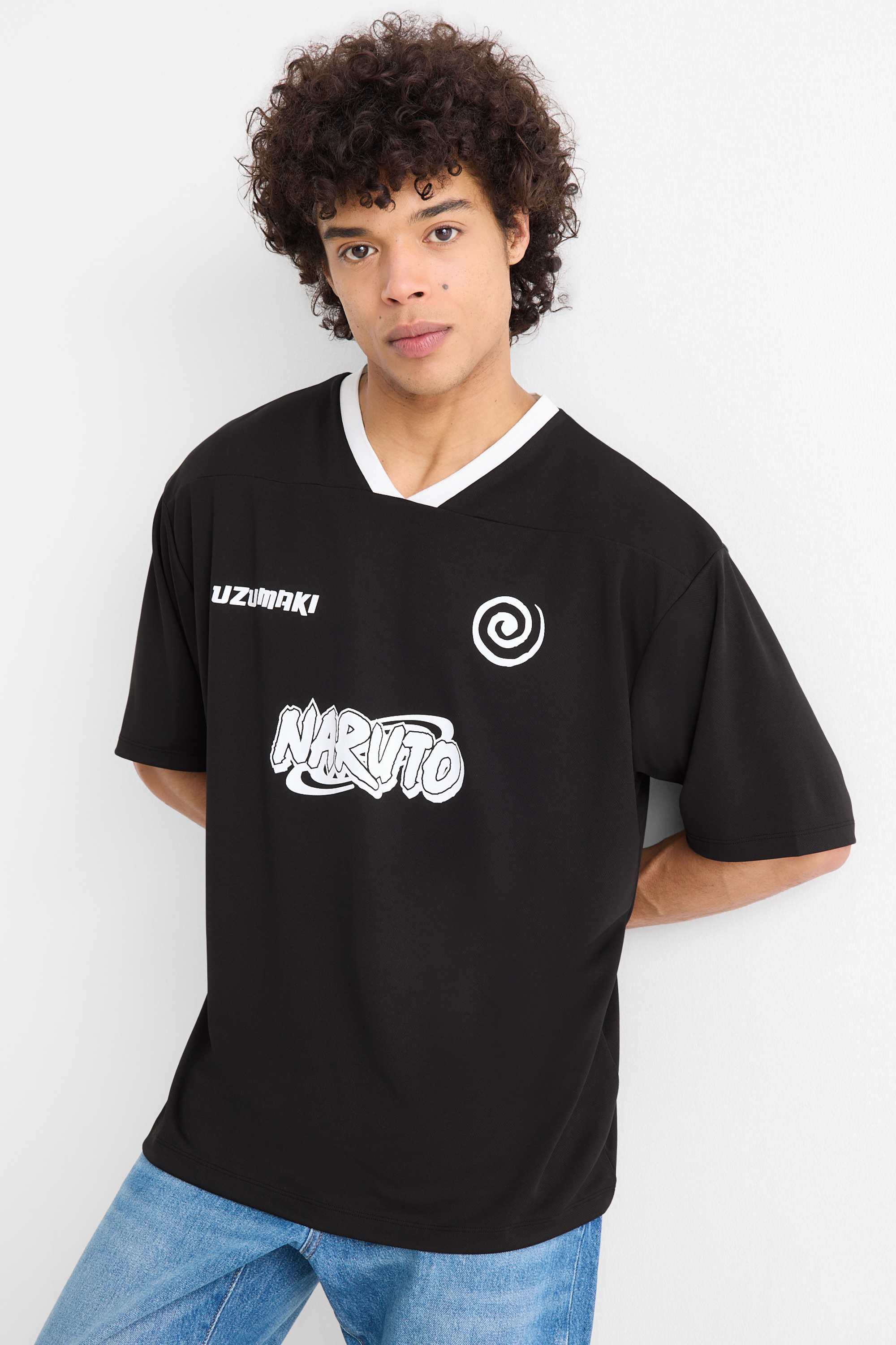 T-shirt - oversized - Naruto black