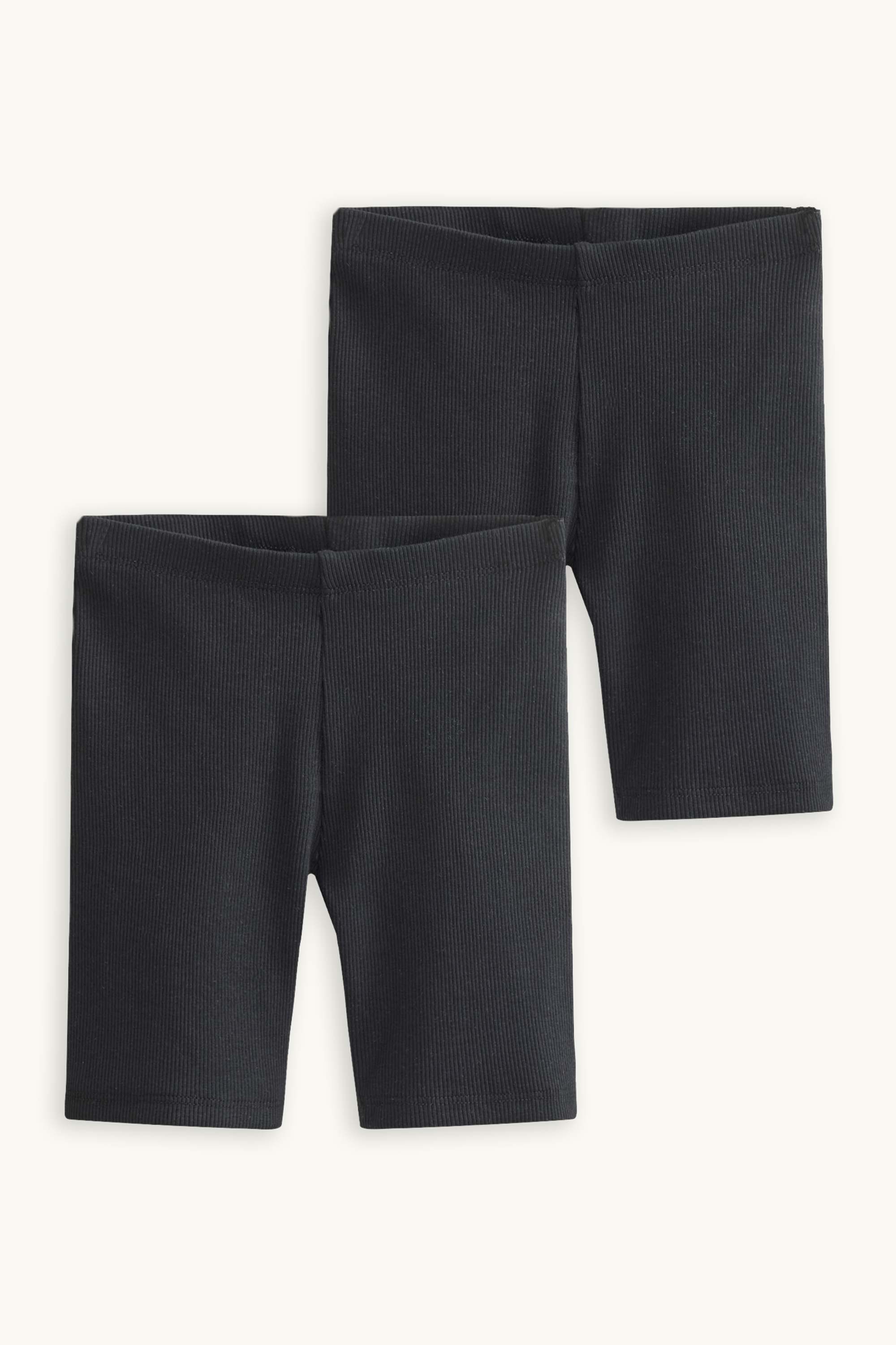 Multipack of 2 - cycling shorts - ribbed black