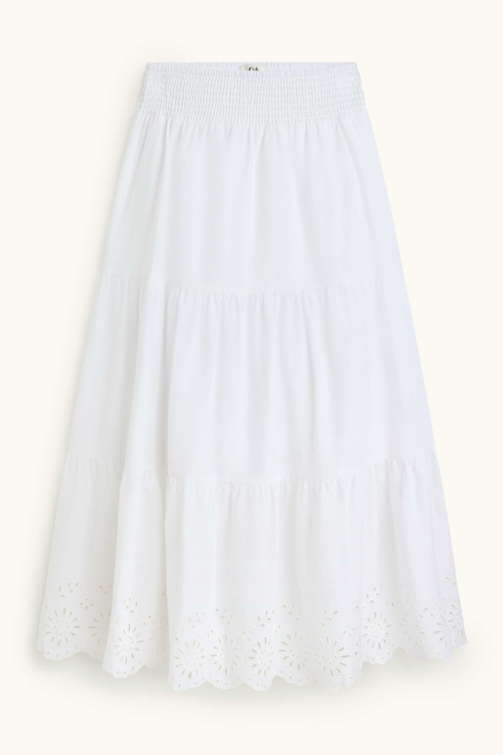 Skirt - broderie anglaise white
