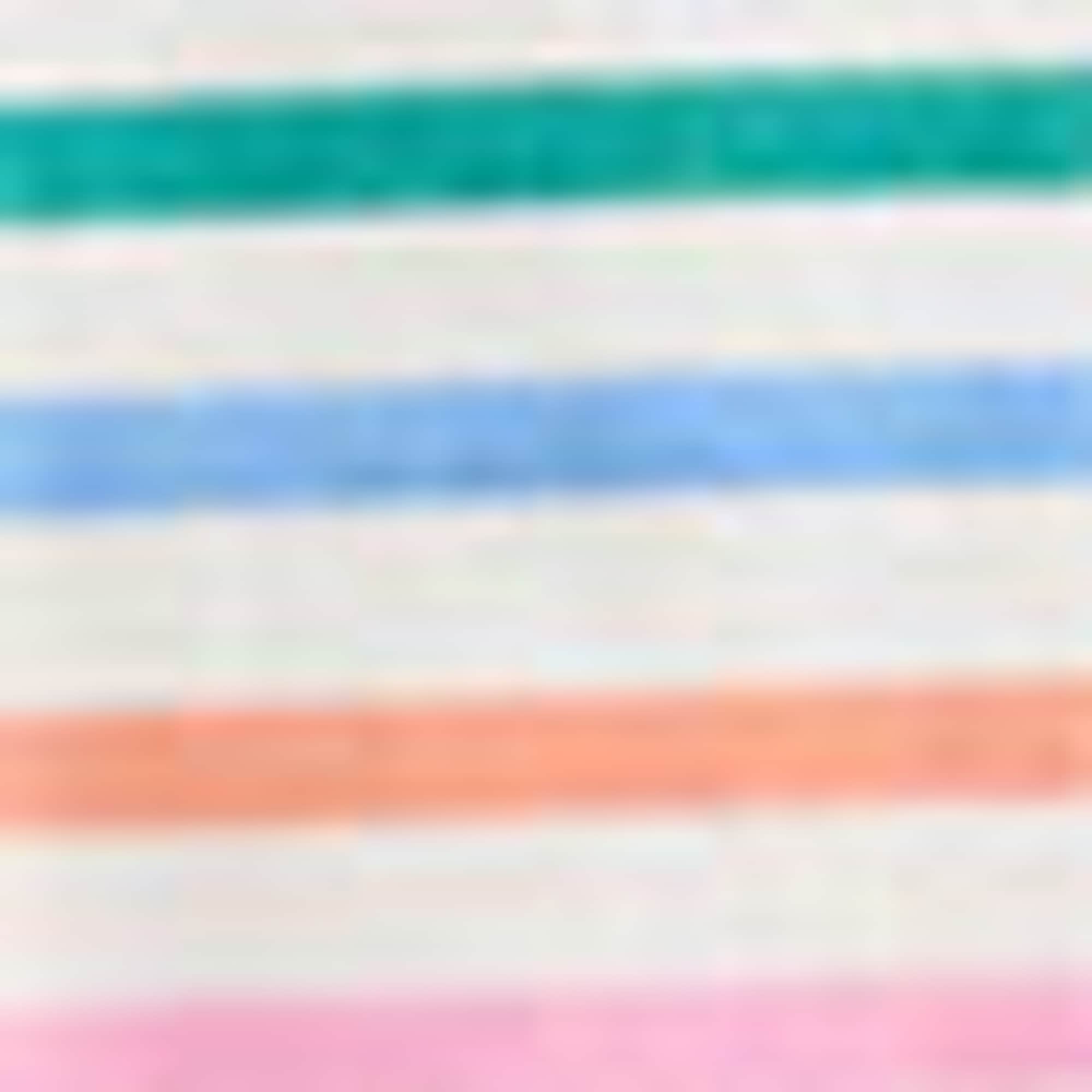 Multipack of 3 - flower and butterfly - dress - striped white / turquoise