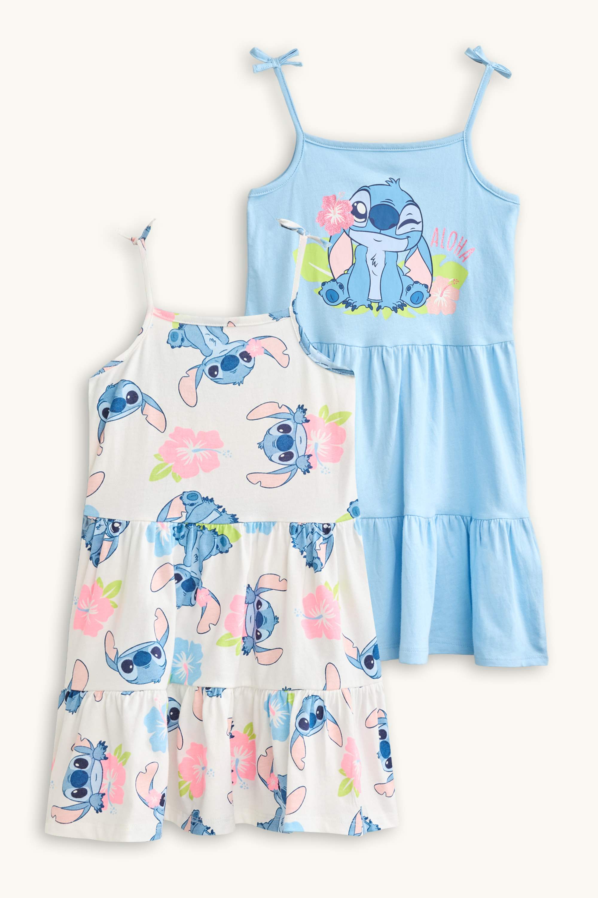 Multipack of 2 - Lilo & Stitch - dress white / light blue