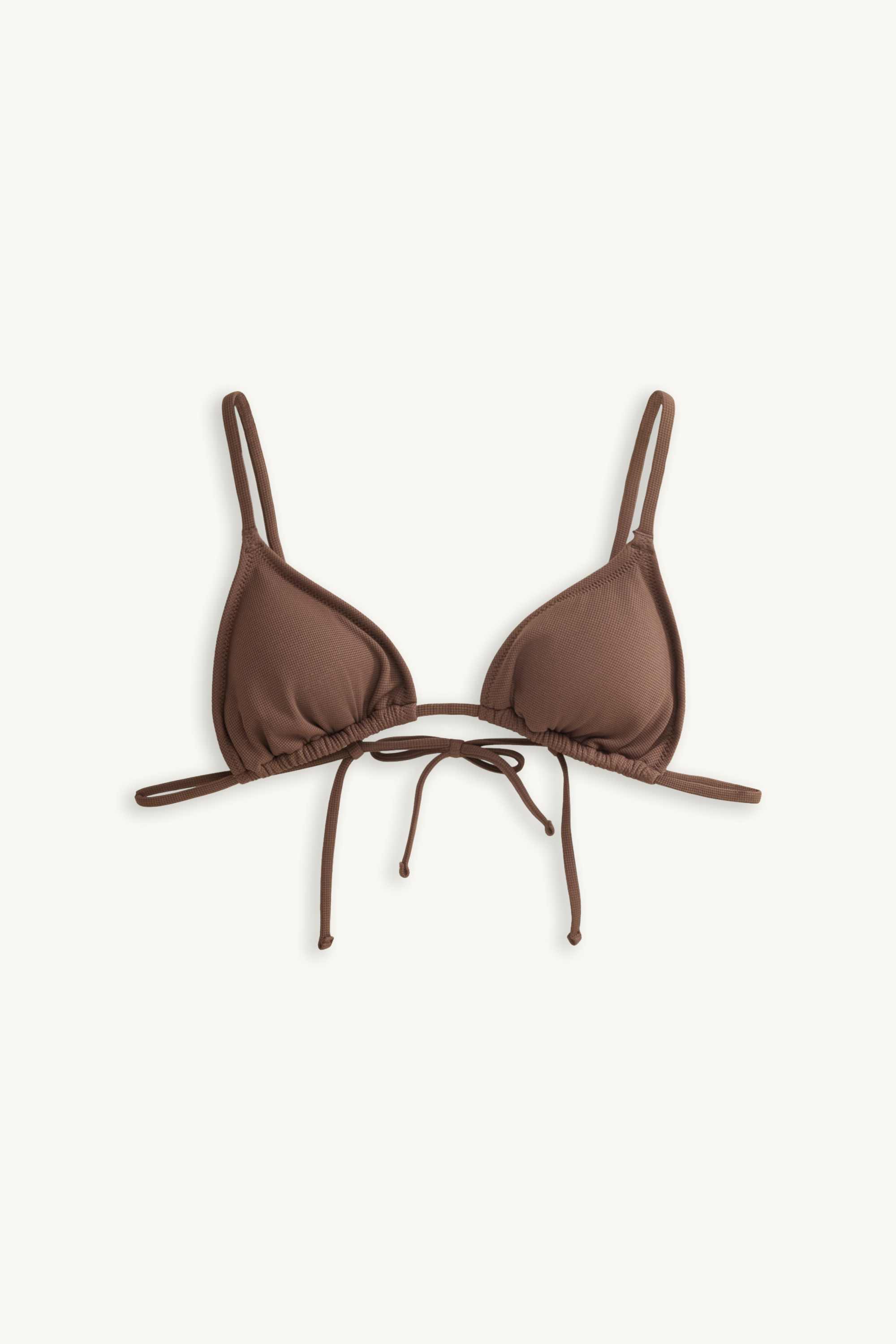 Bikini top - padded - non-wired - LYCRA® XTRA LIFE™ brown