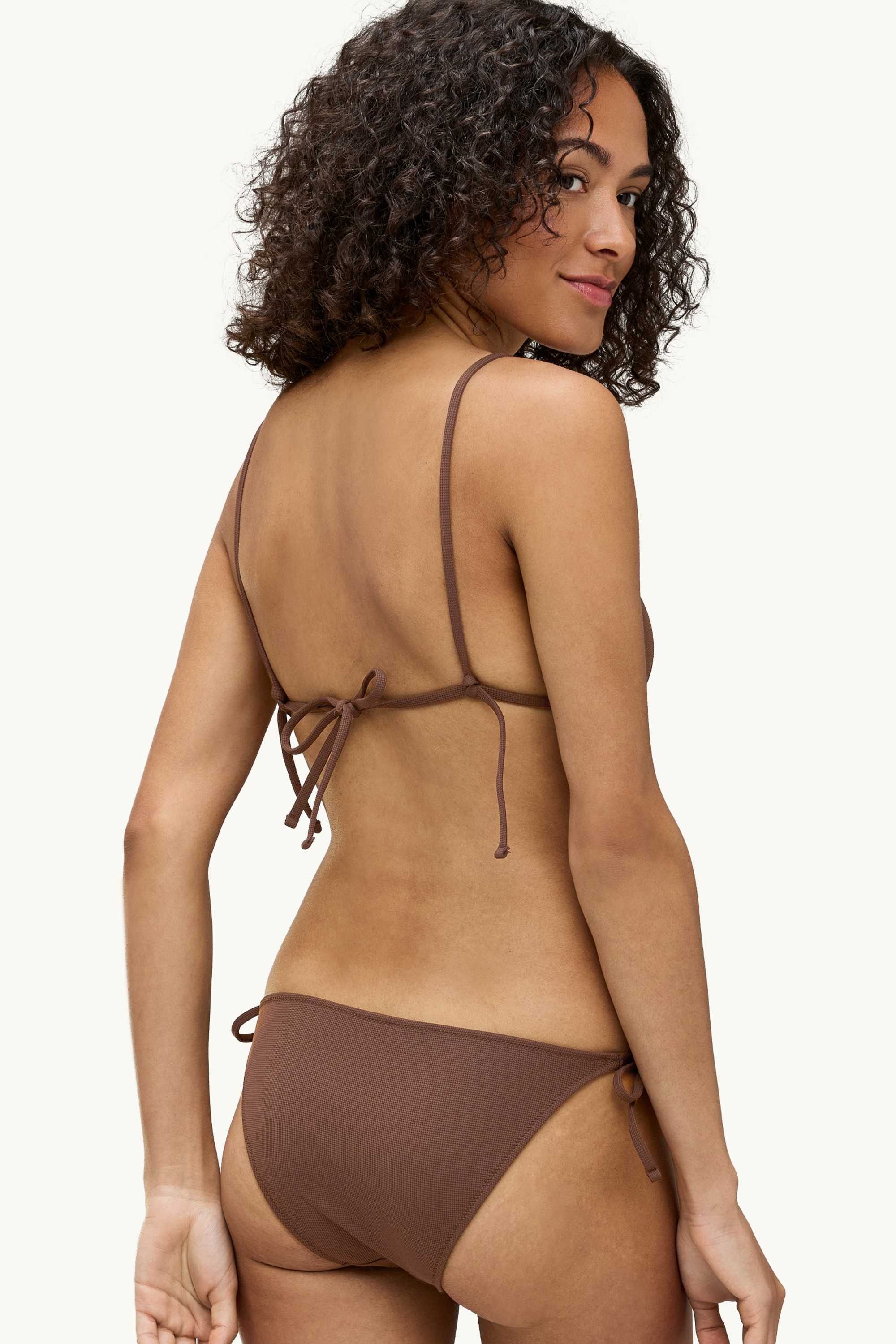 Bikini bottoms - low rise - LYCRA® XTRA LIFE™ brown