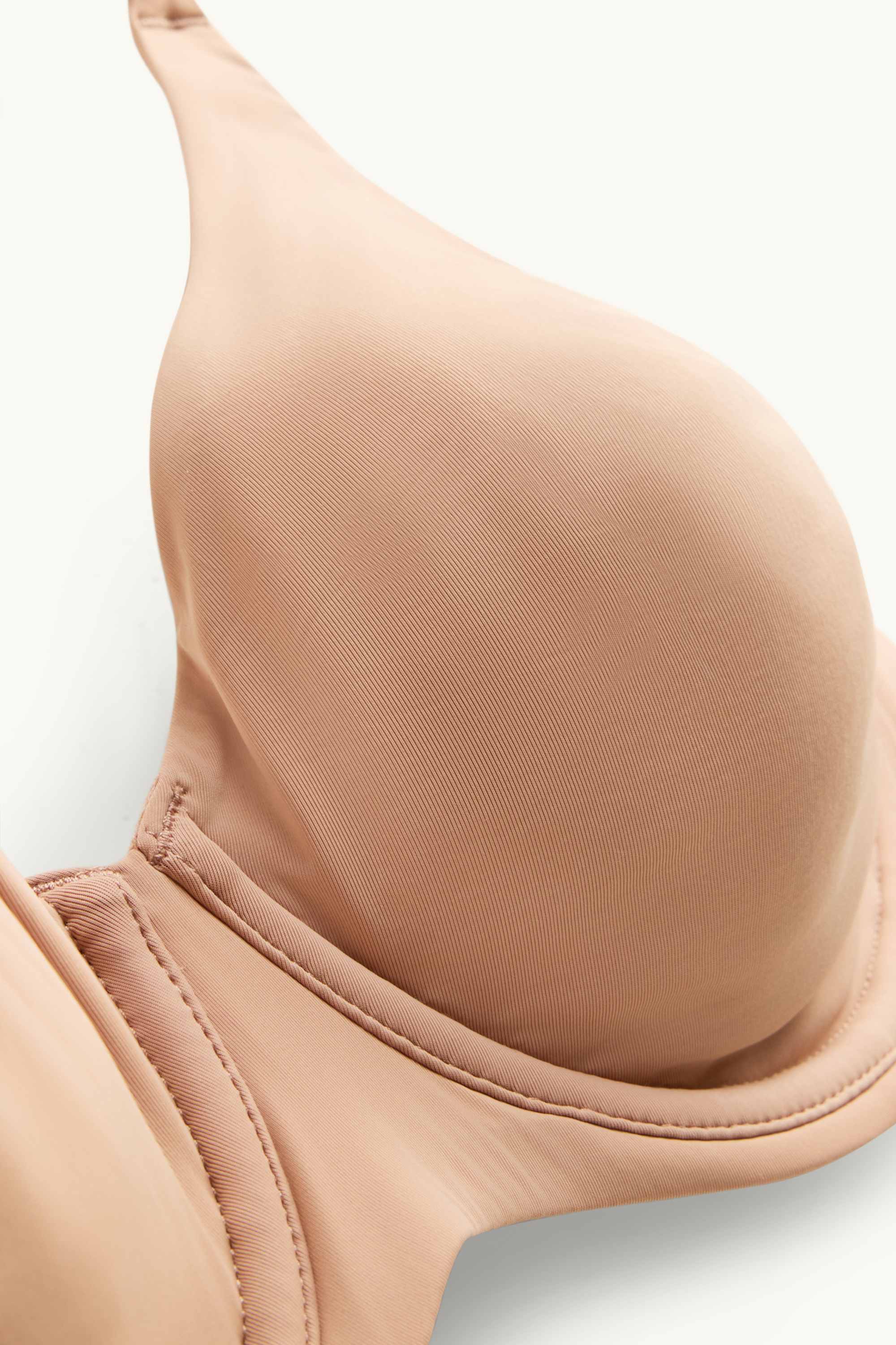 Underwire bra - FULL COVERAGE - non-padded beige