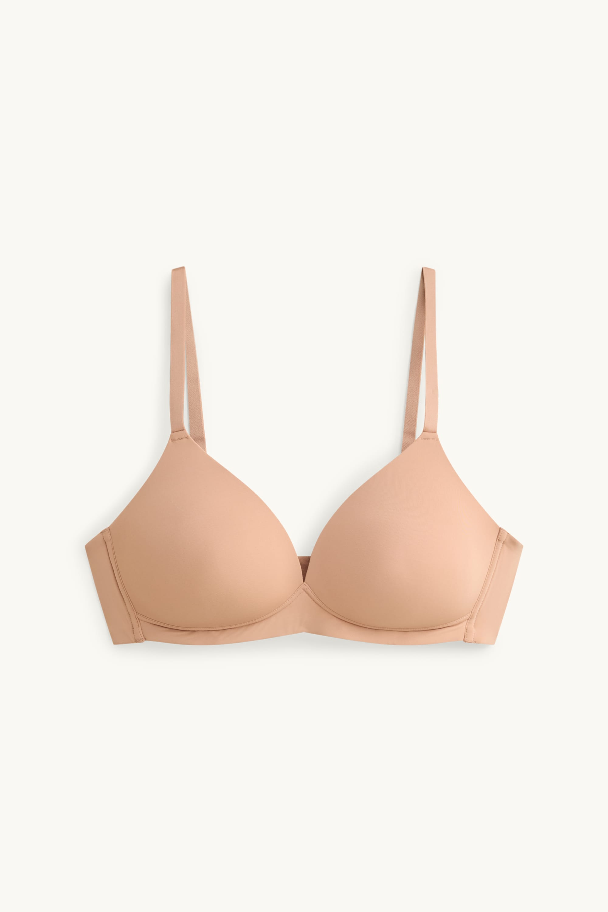 Non-wired bra - padded beige