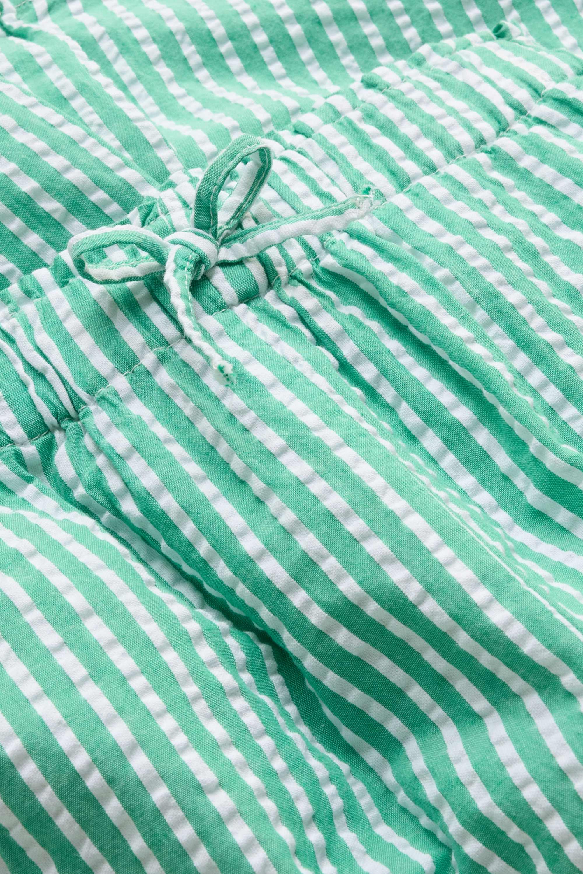 Cloth trousers - striped green