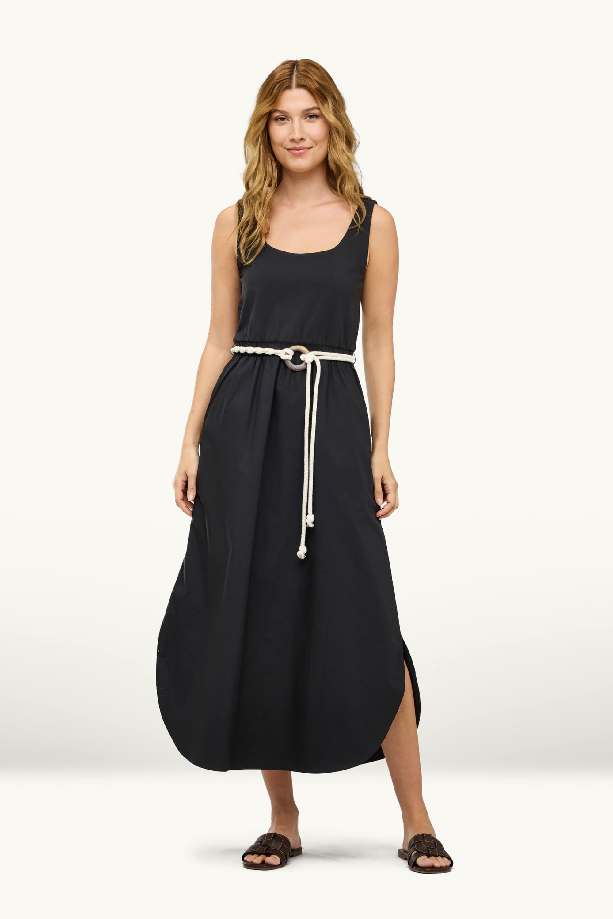 Fit & flare dress black