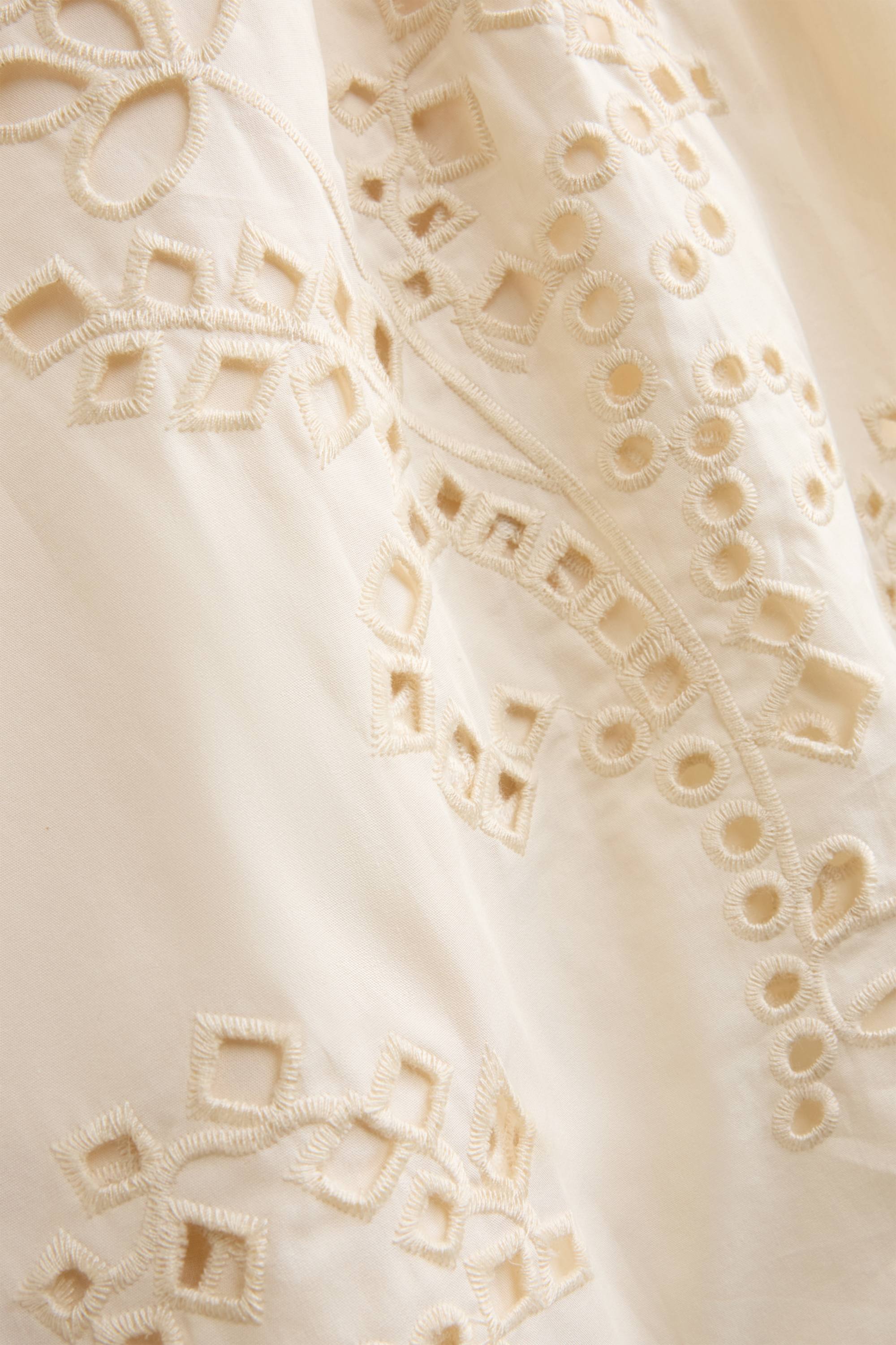 Fit & flare dress beige