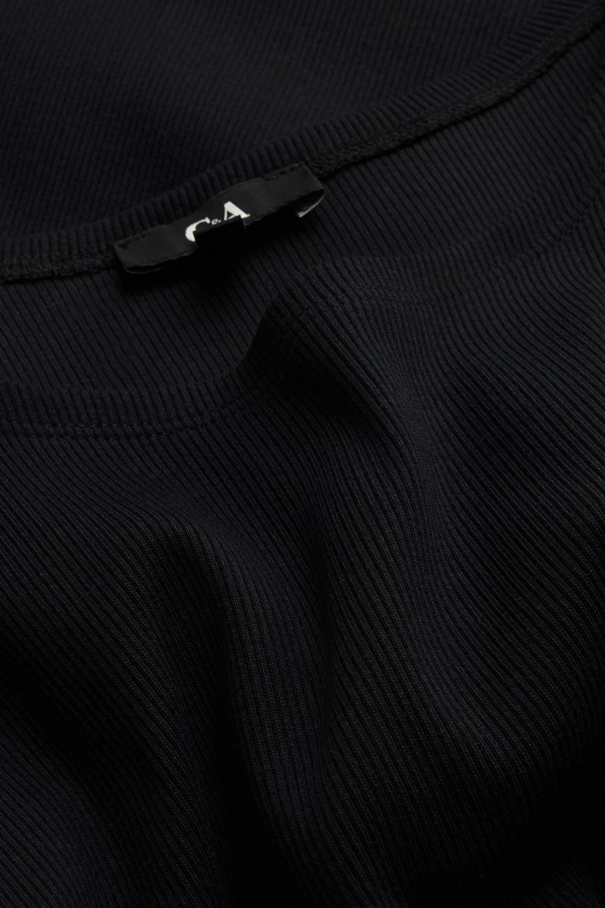 Bodycon dress - skinny rib black