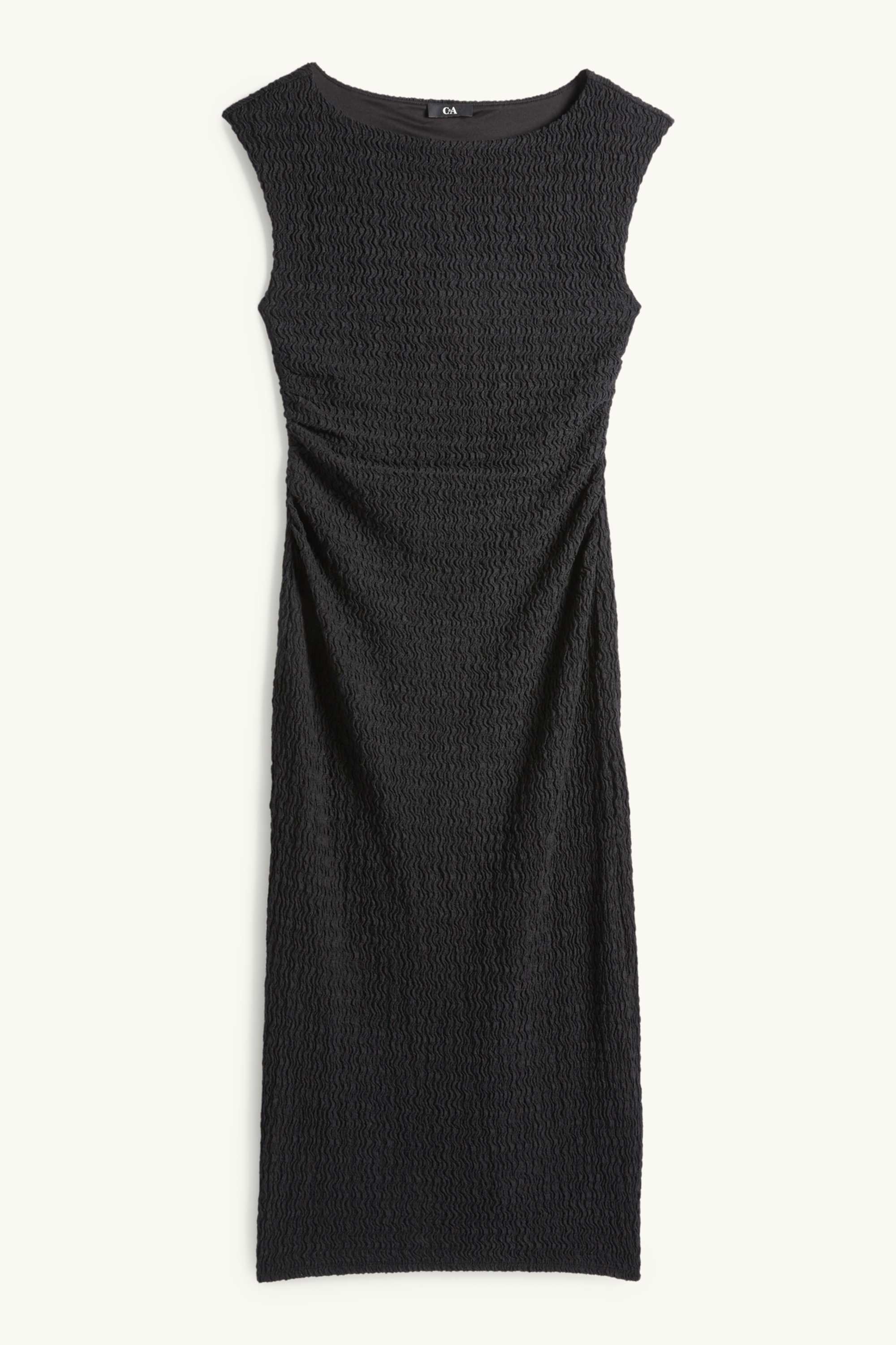 Bodycon dress - textured black