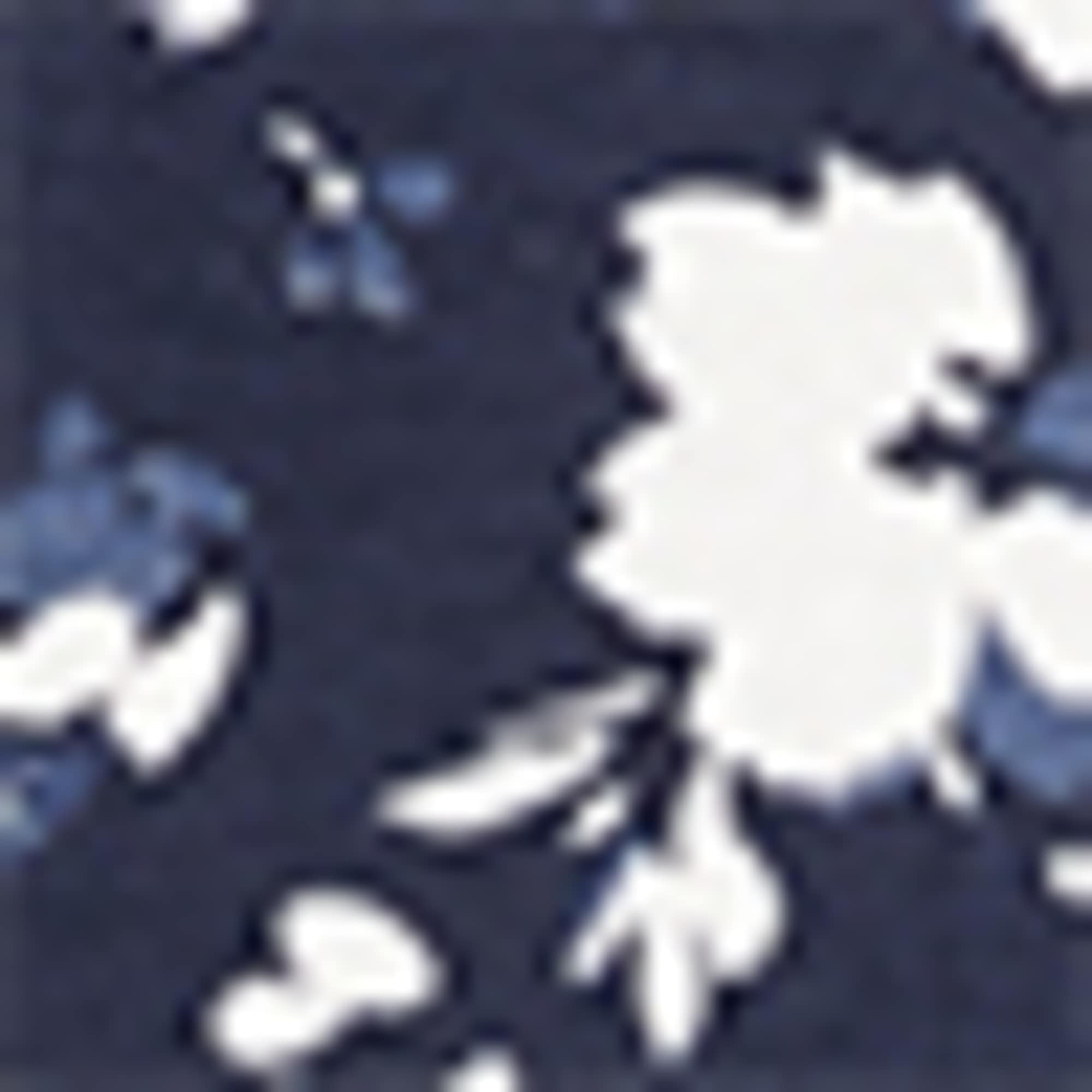 T-shirt - floral dark blue