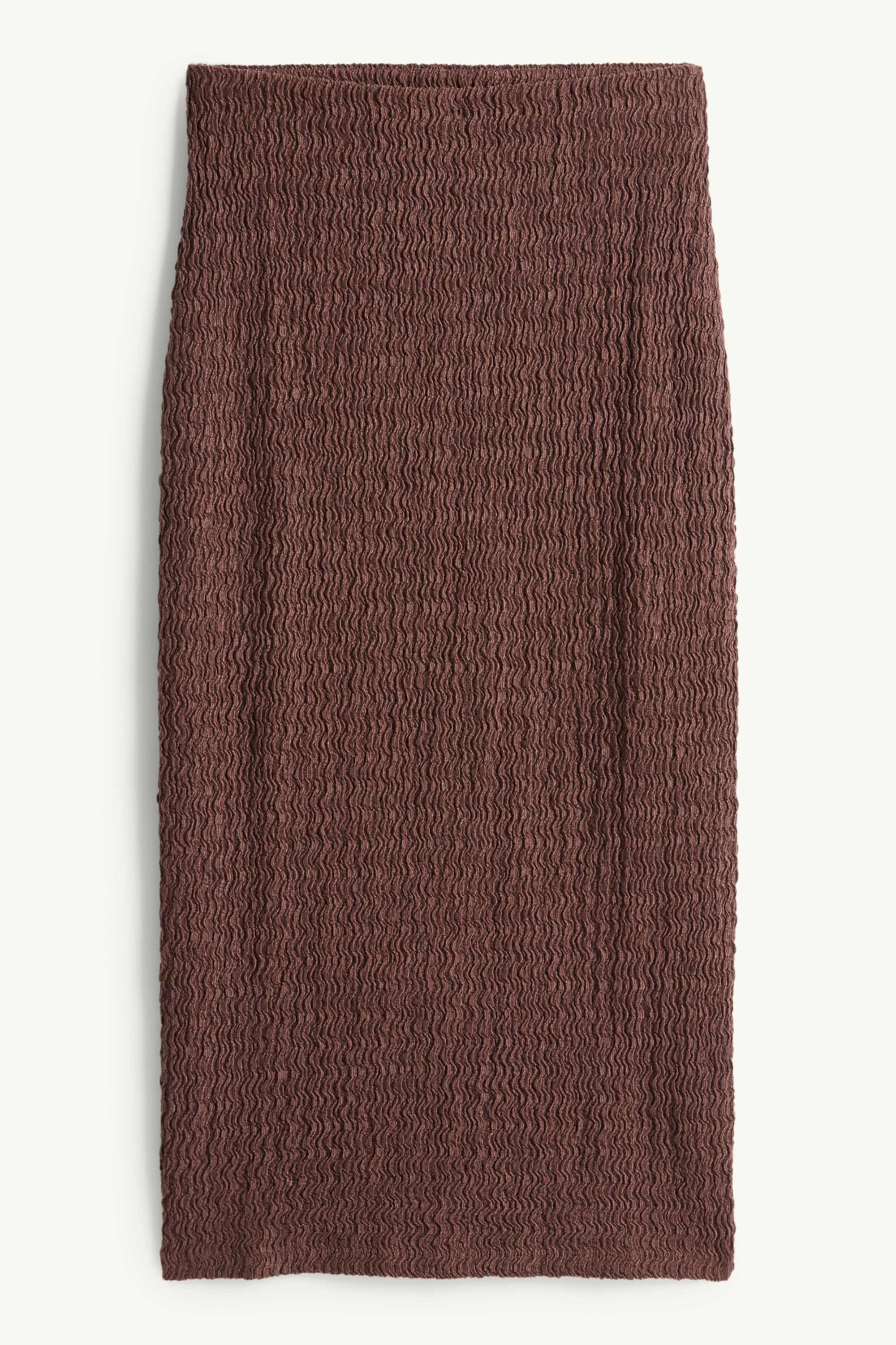 Skirt - textured brown