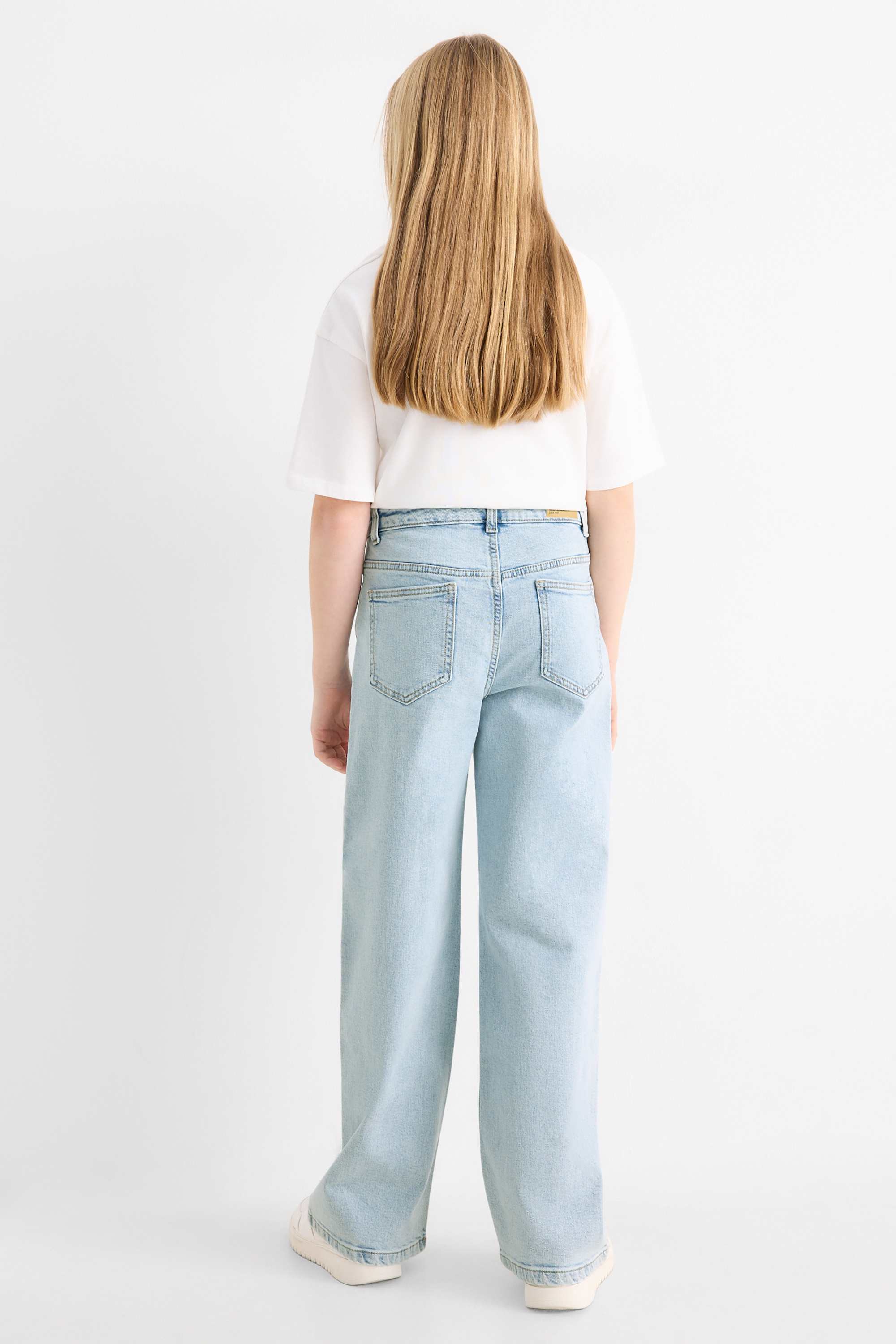 Lilo & Stitch - wide leg jeans denim-light blue