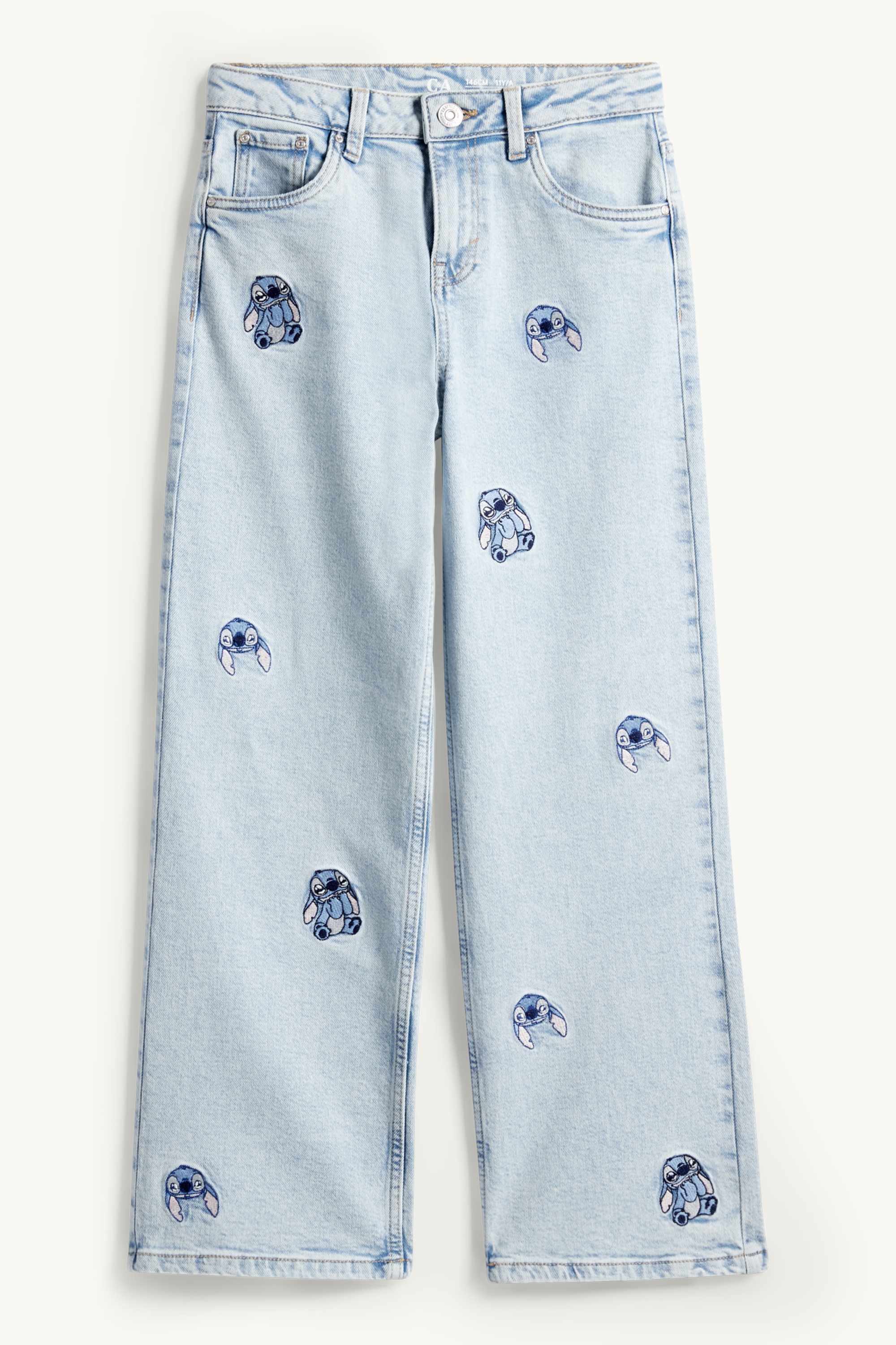 Lilo & Stitch - wide leg jeans denim-light blue