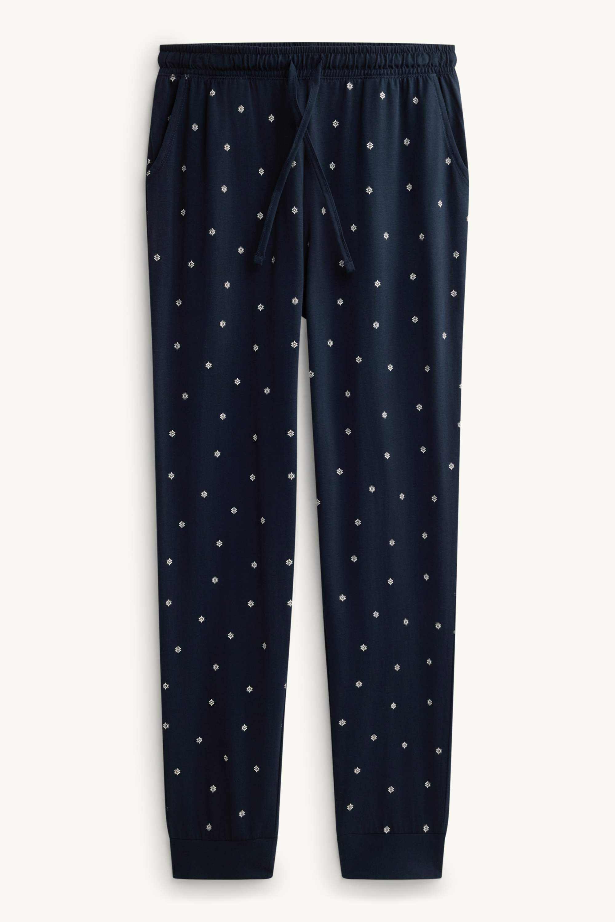 Pyjama bottoms - floral dark blue