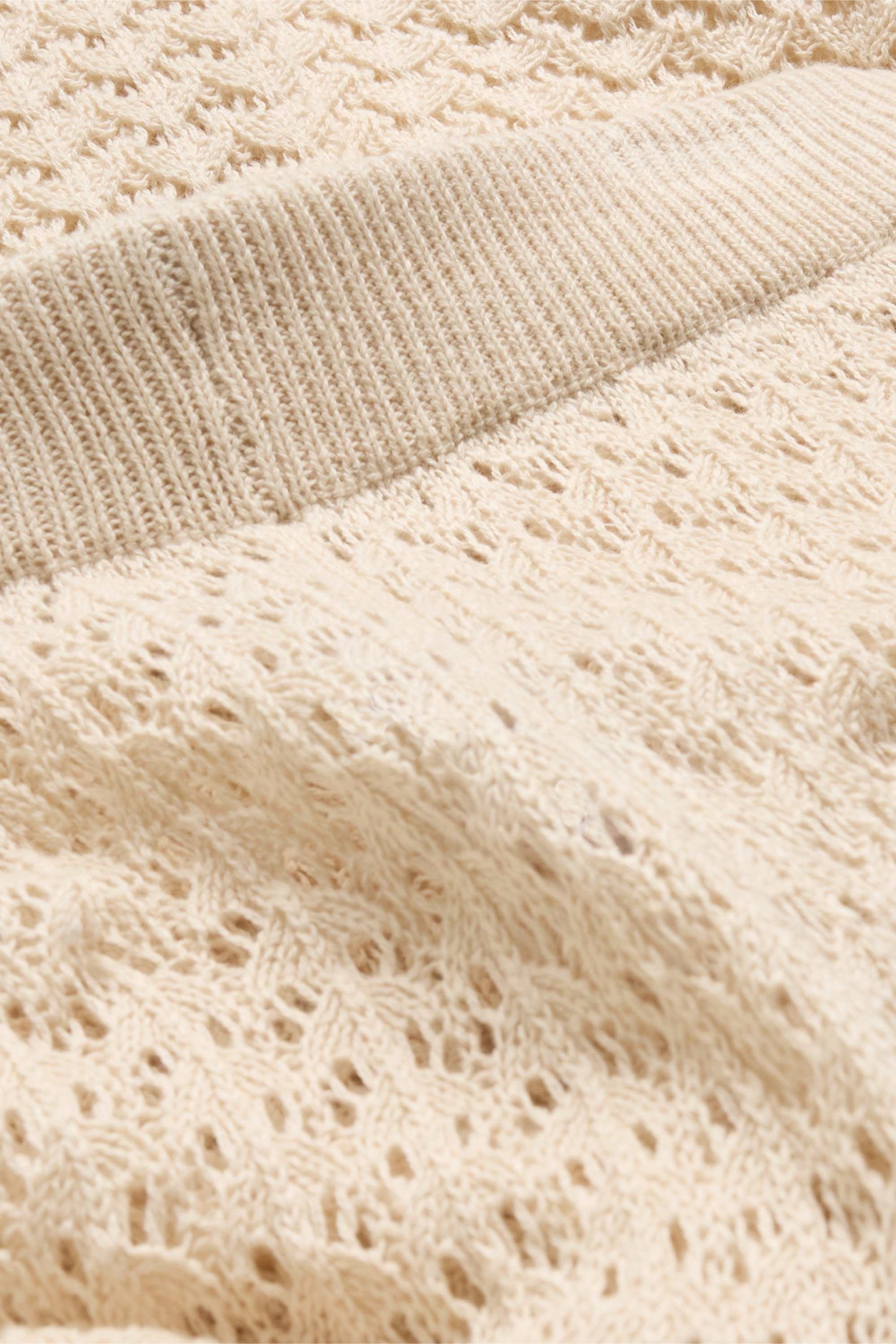 Beach trousers - mid-rise waist - palazzo beige