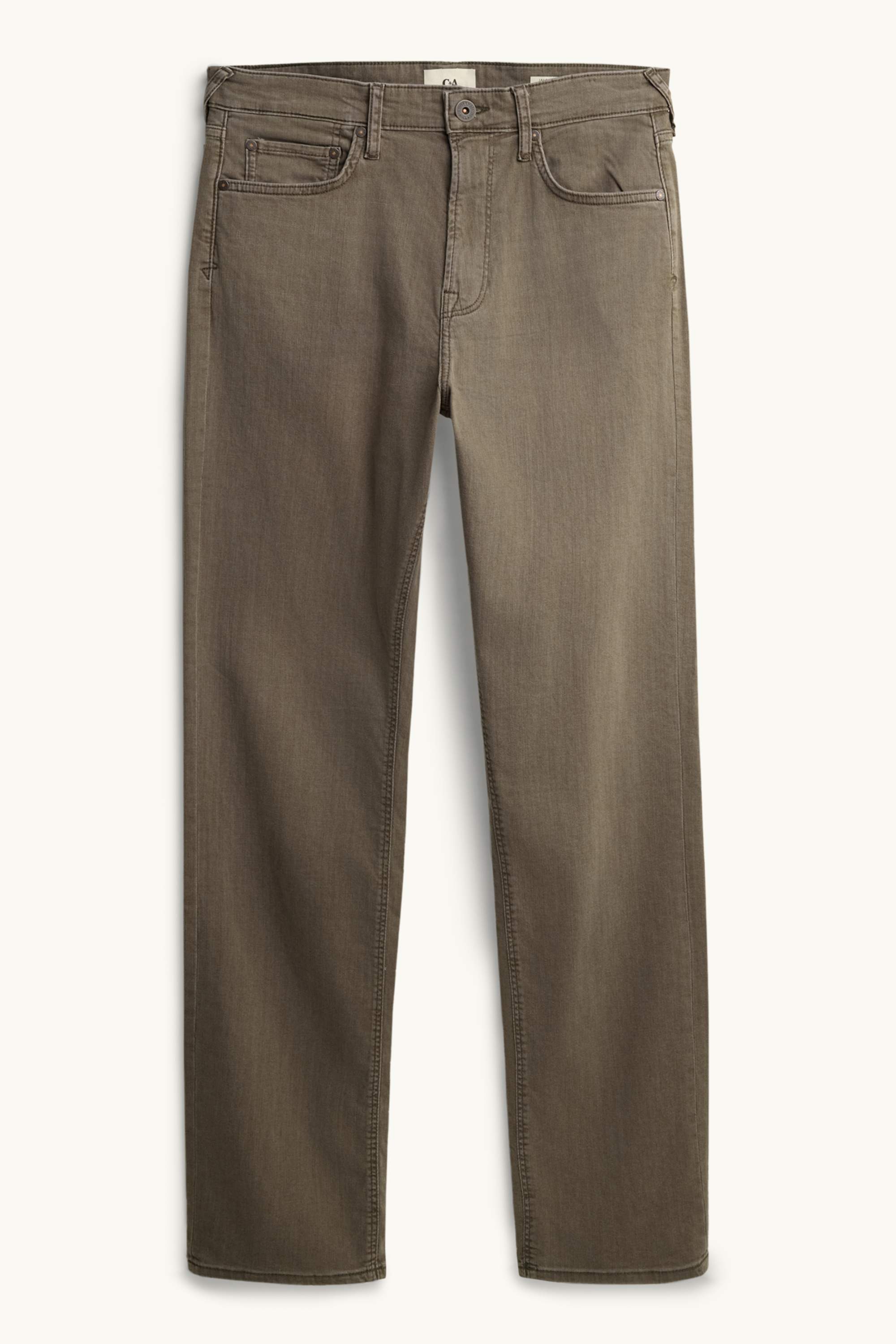 Straight jeans denim-brown