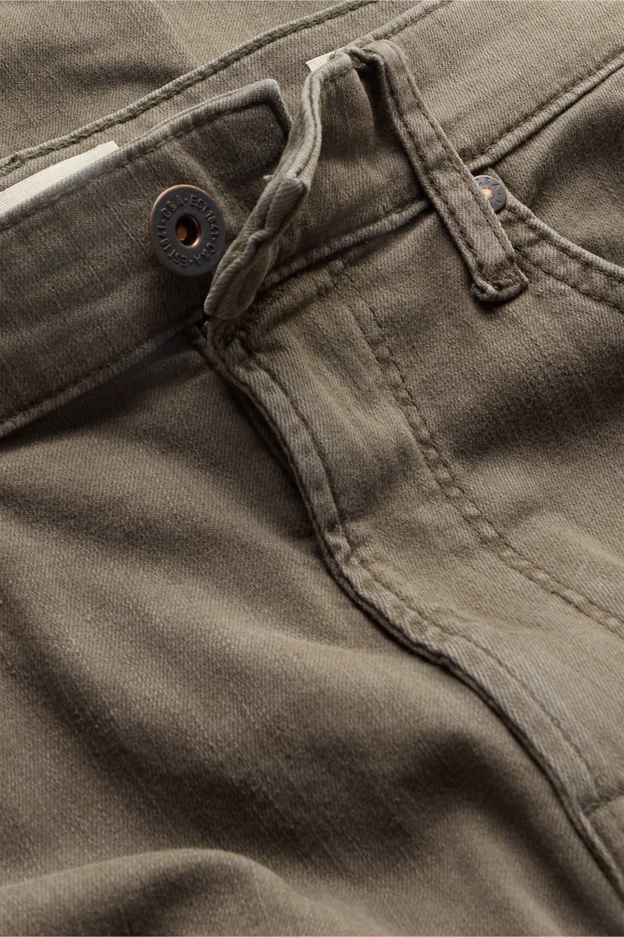 Straight jeans denim-brown