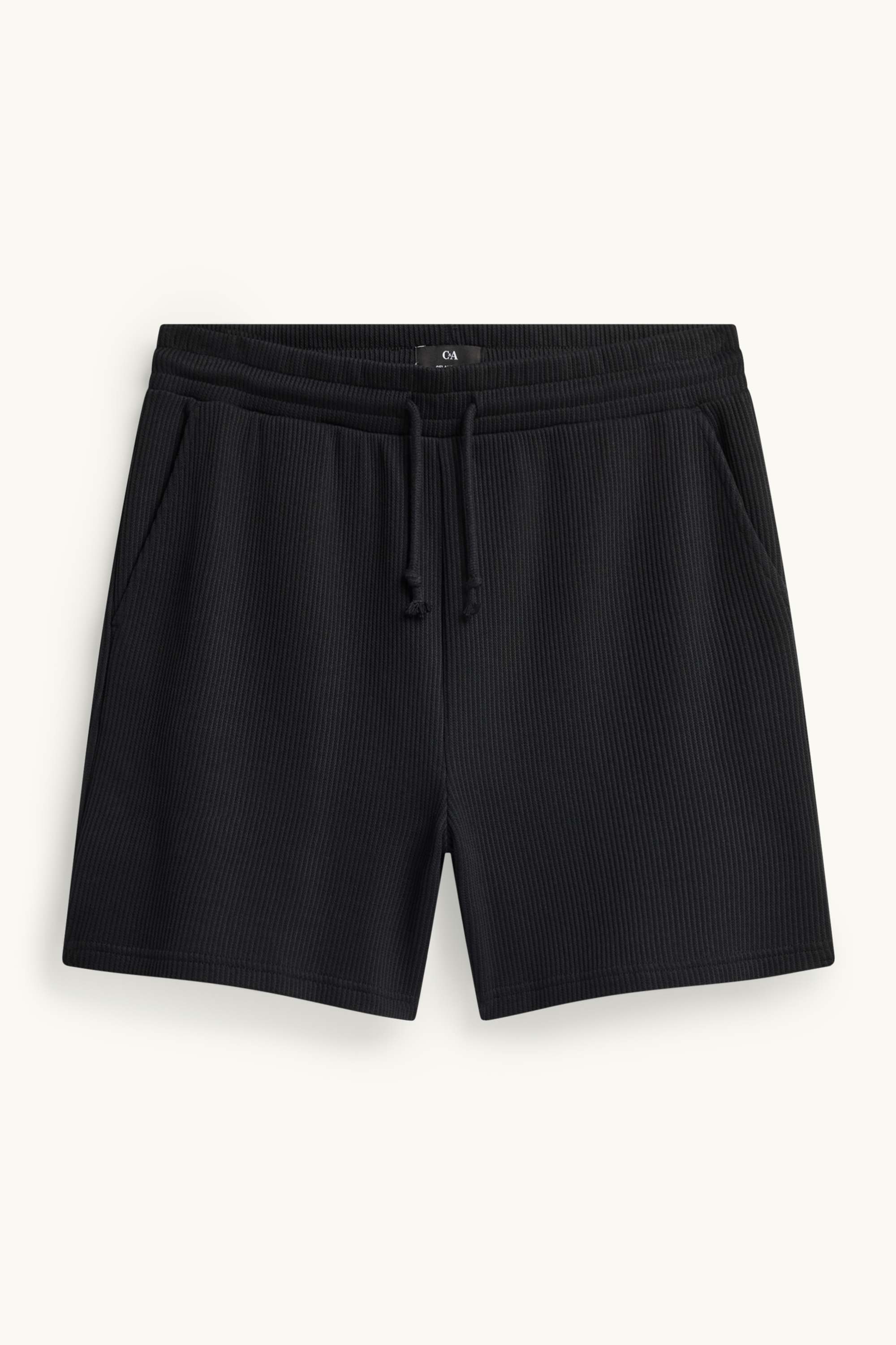 Shorts - ribbed black