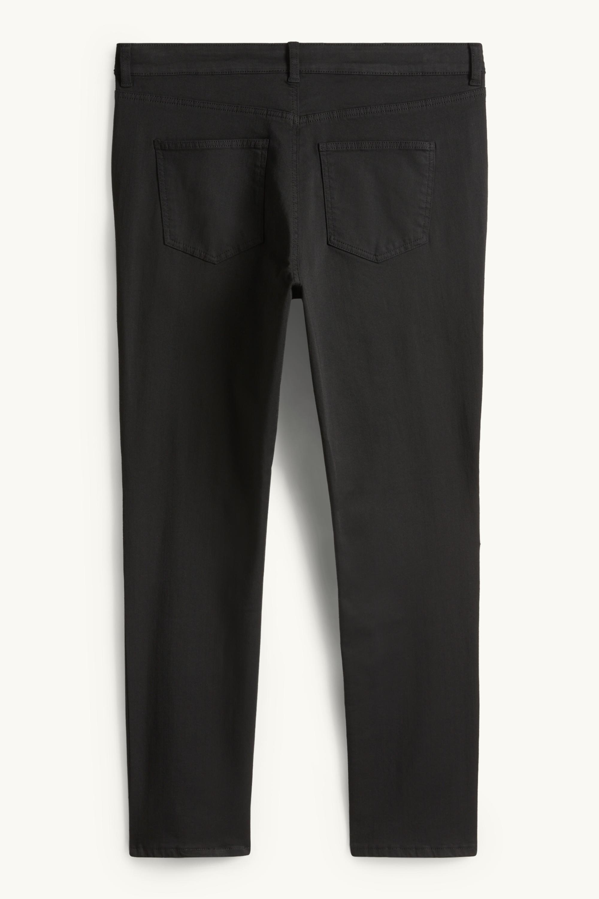 Cloth trousers - high waist - slim fit black
