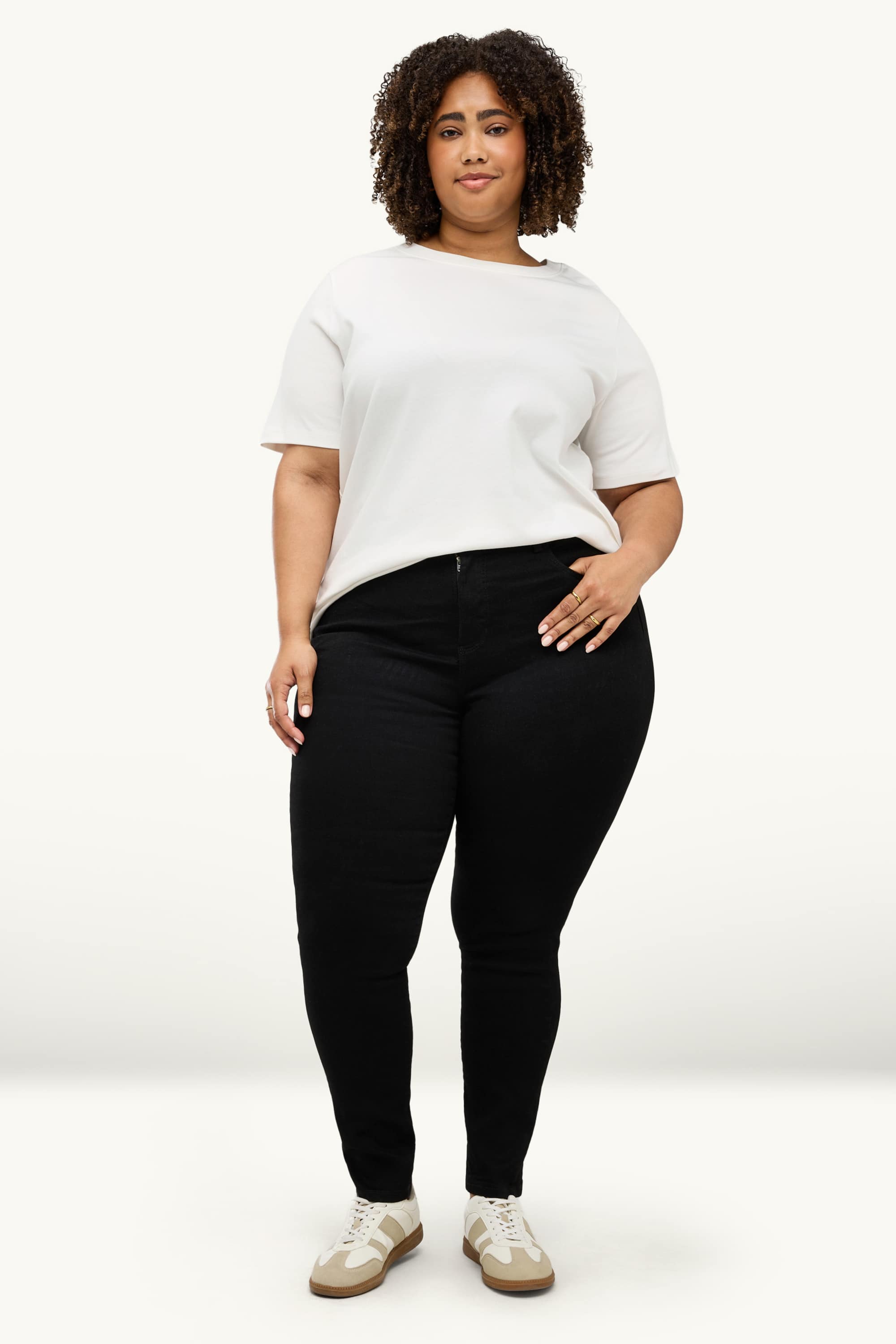 Jegging jeans - high waist black