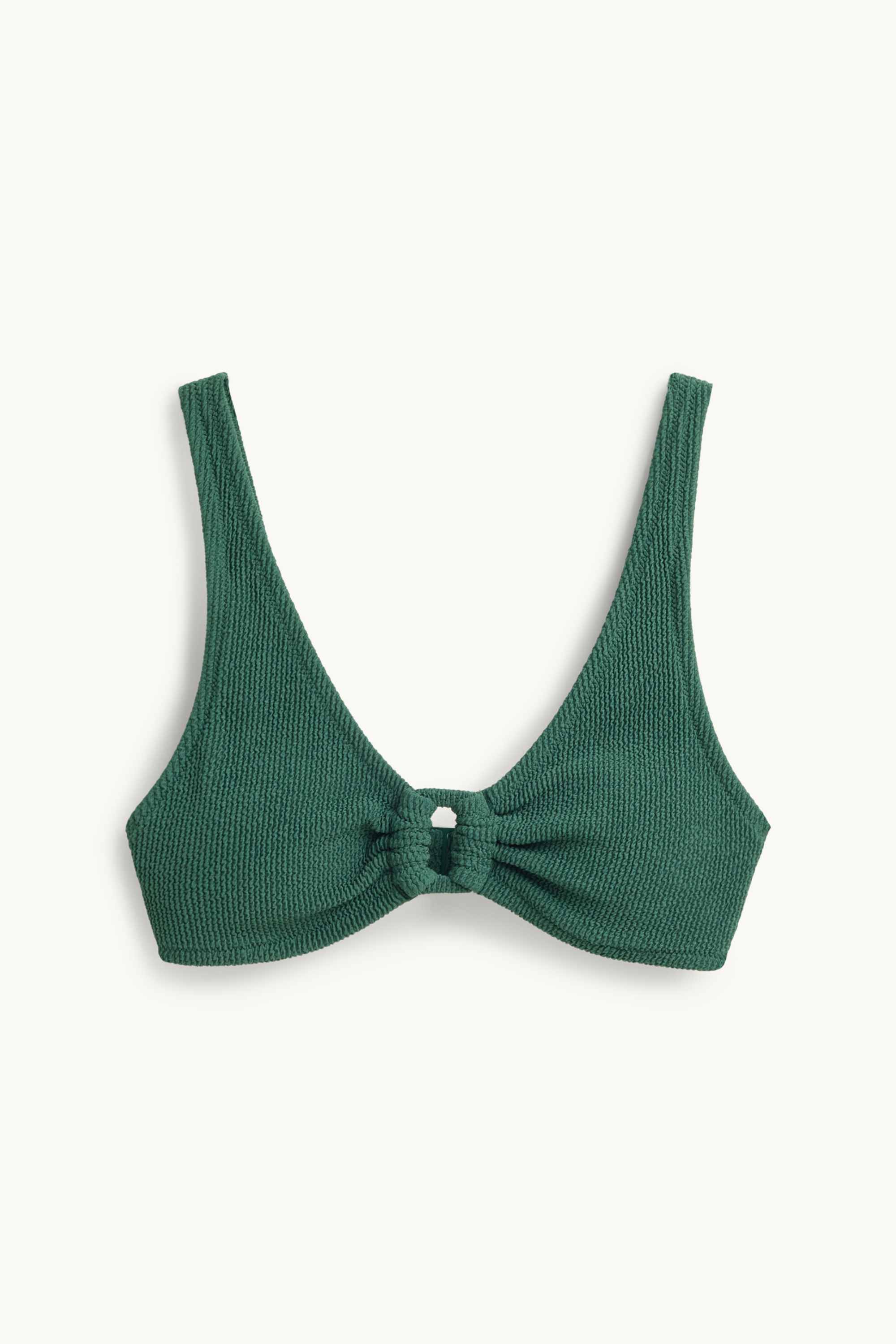 Underwire bikini top - padded - LYCRA® XTRA LIFE™ dark green