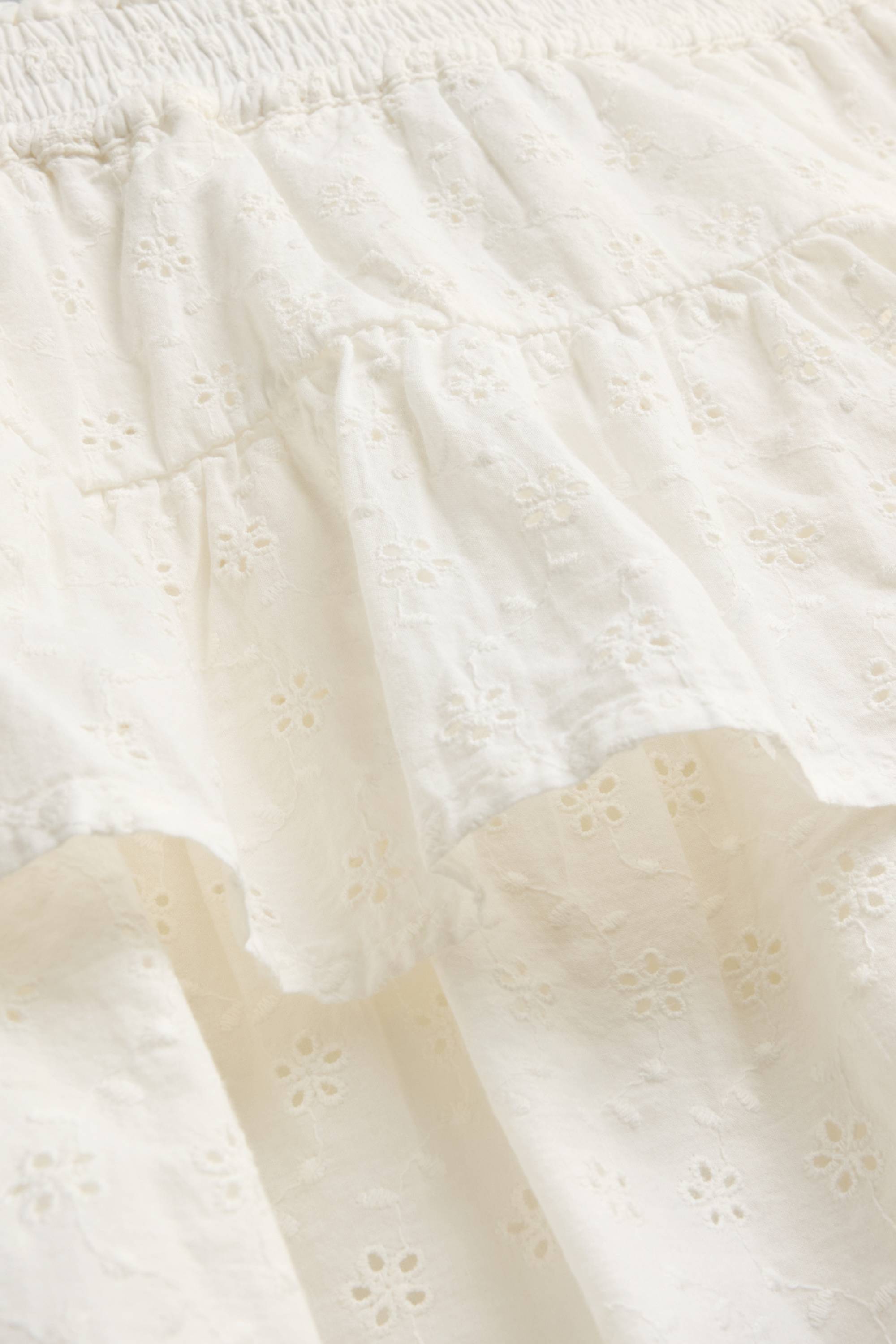 Skirt - broderie anglaise white