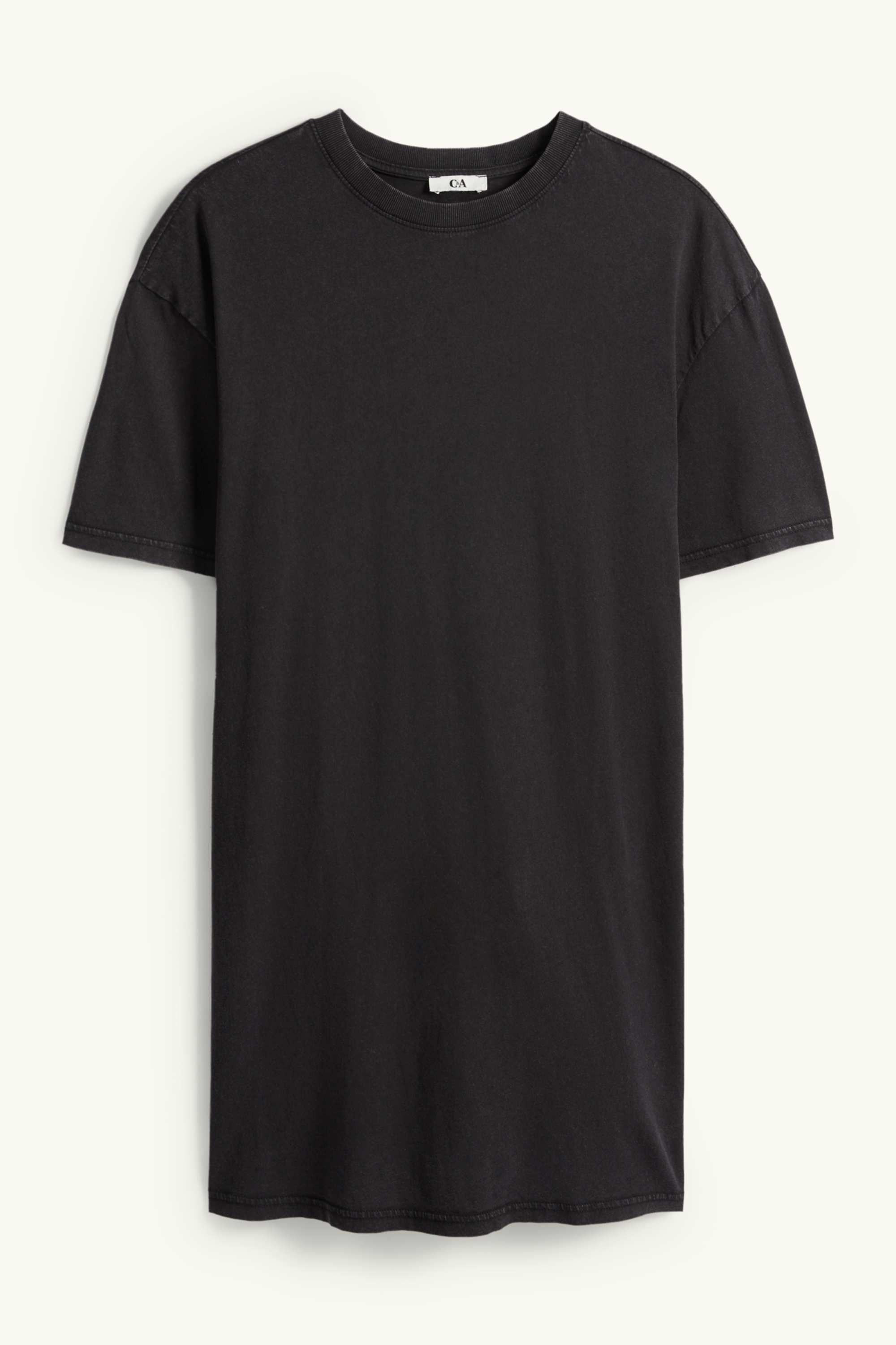 T-shirt dress black