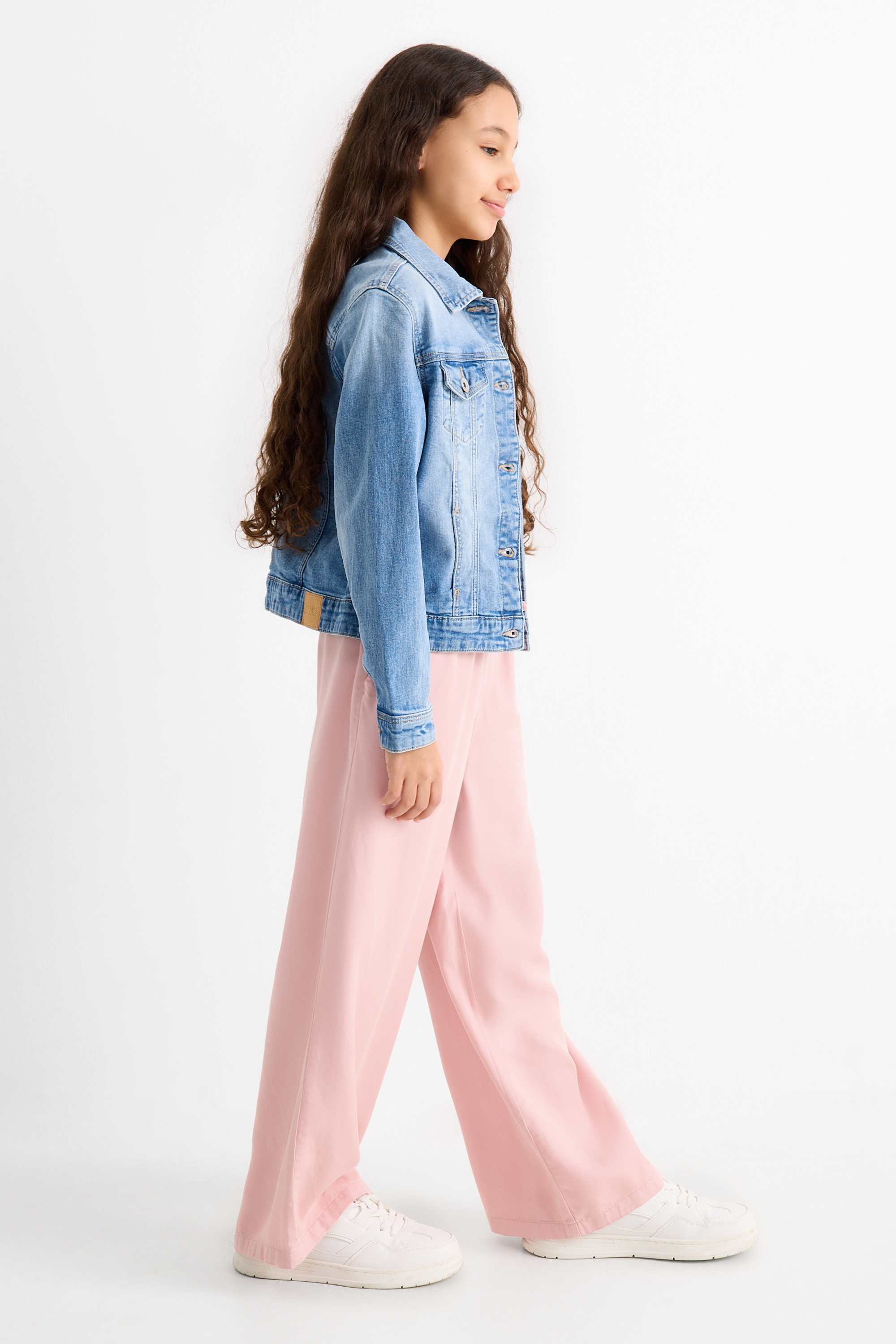 Cloth trousers - palazzo rose