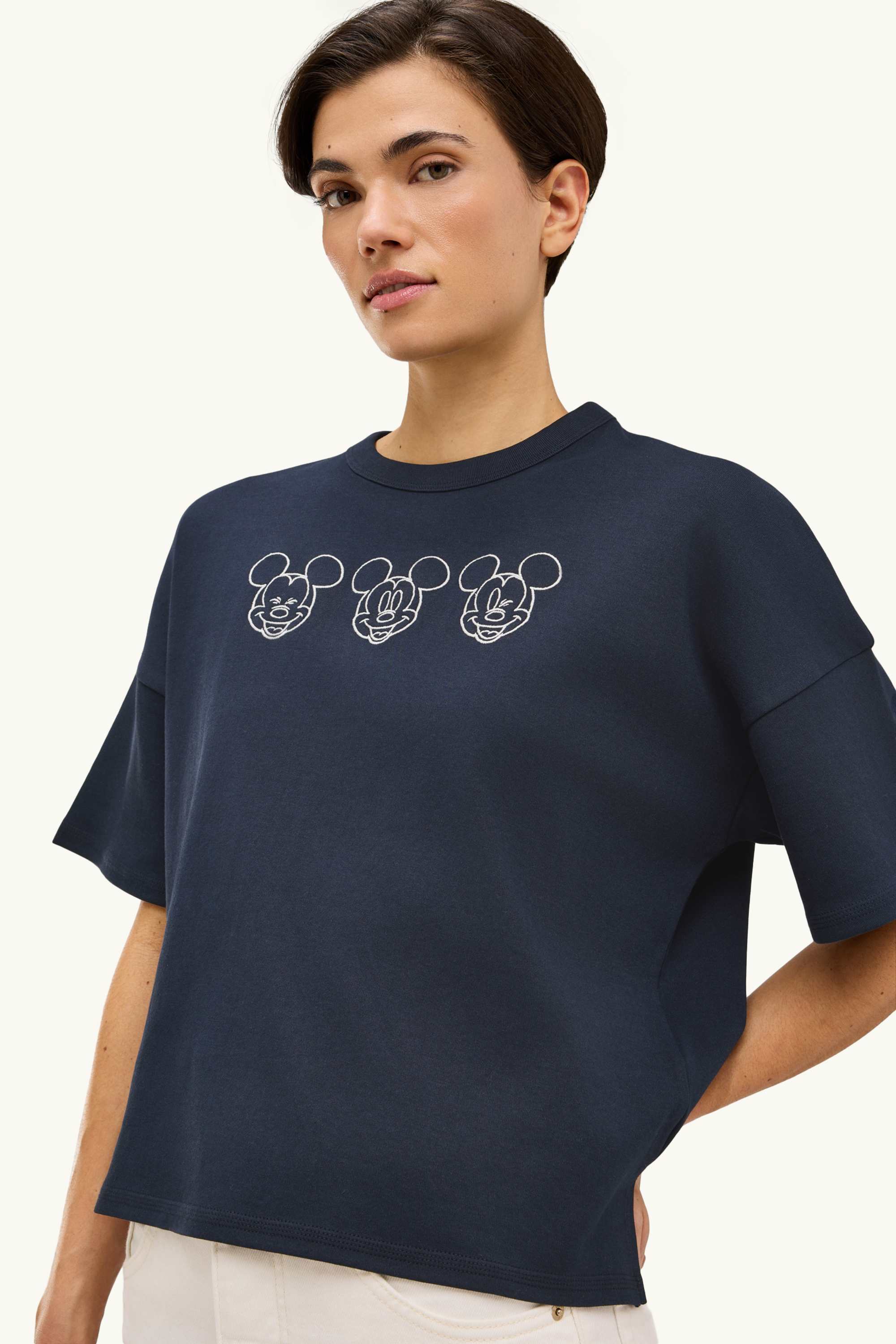 T-shirt - oversized - Mickey Mouse dark blue