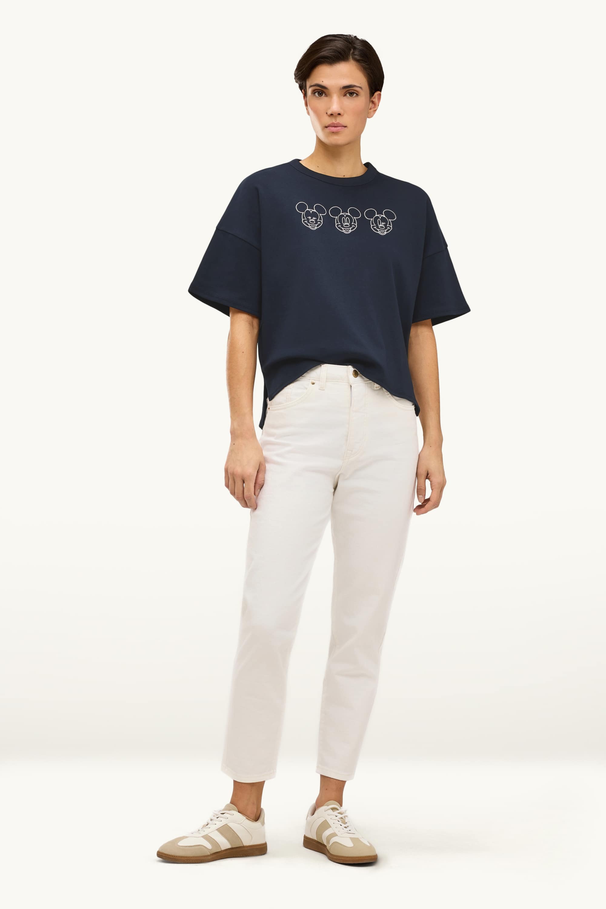 T-shirt - oversized - Mickey Mouse dark blue