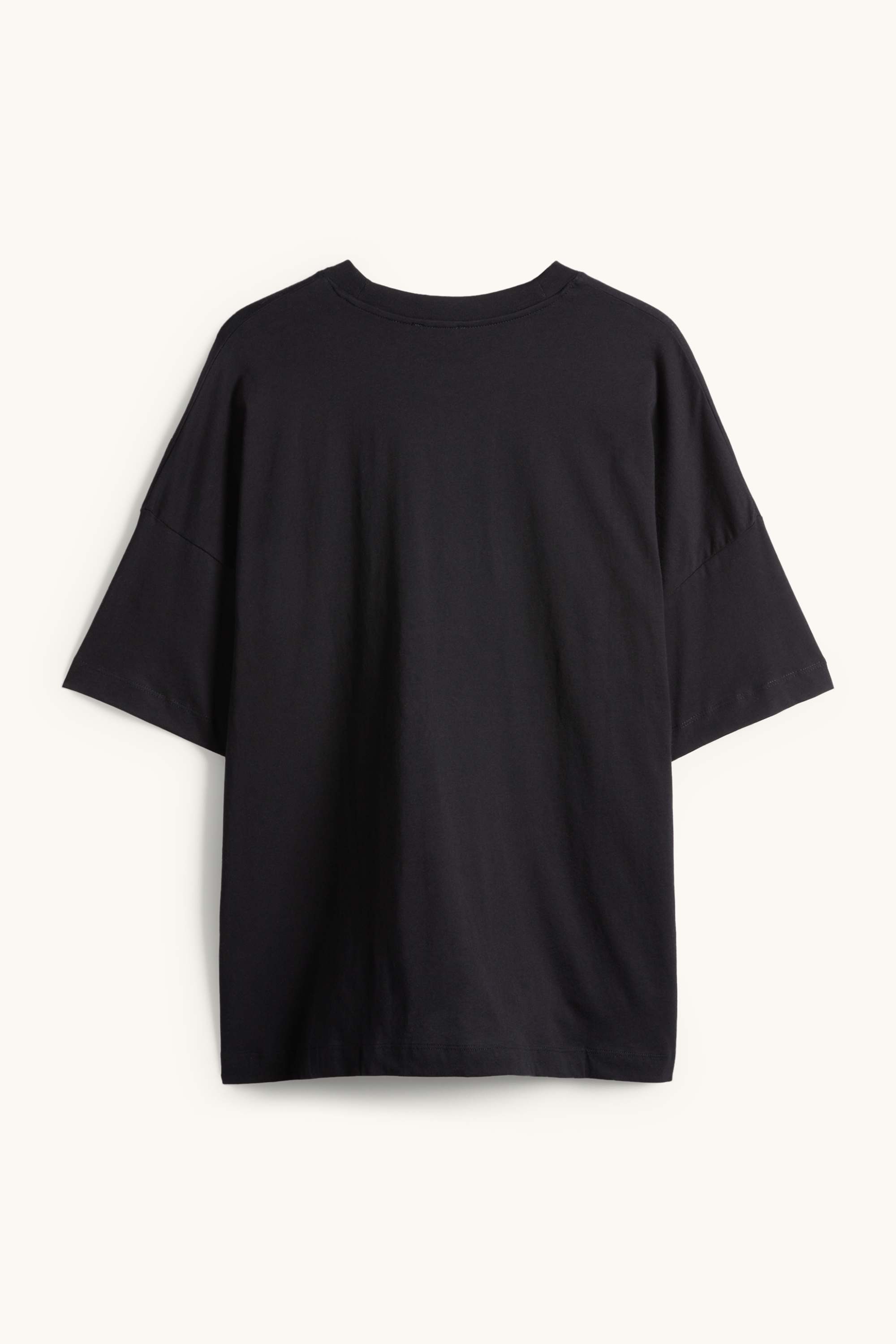 T-shirt - regular fit black / white
