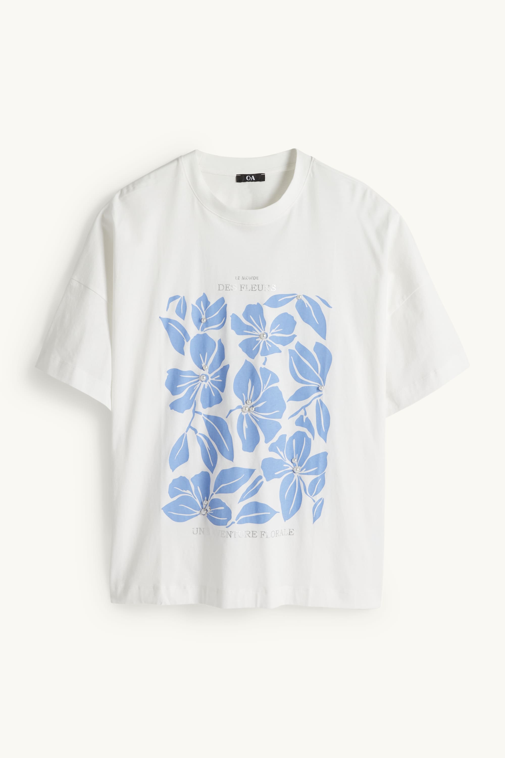 T-shirt - regular fit - shiny white