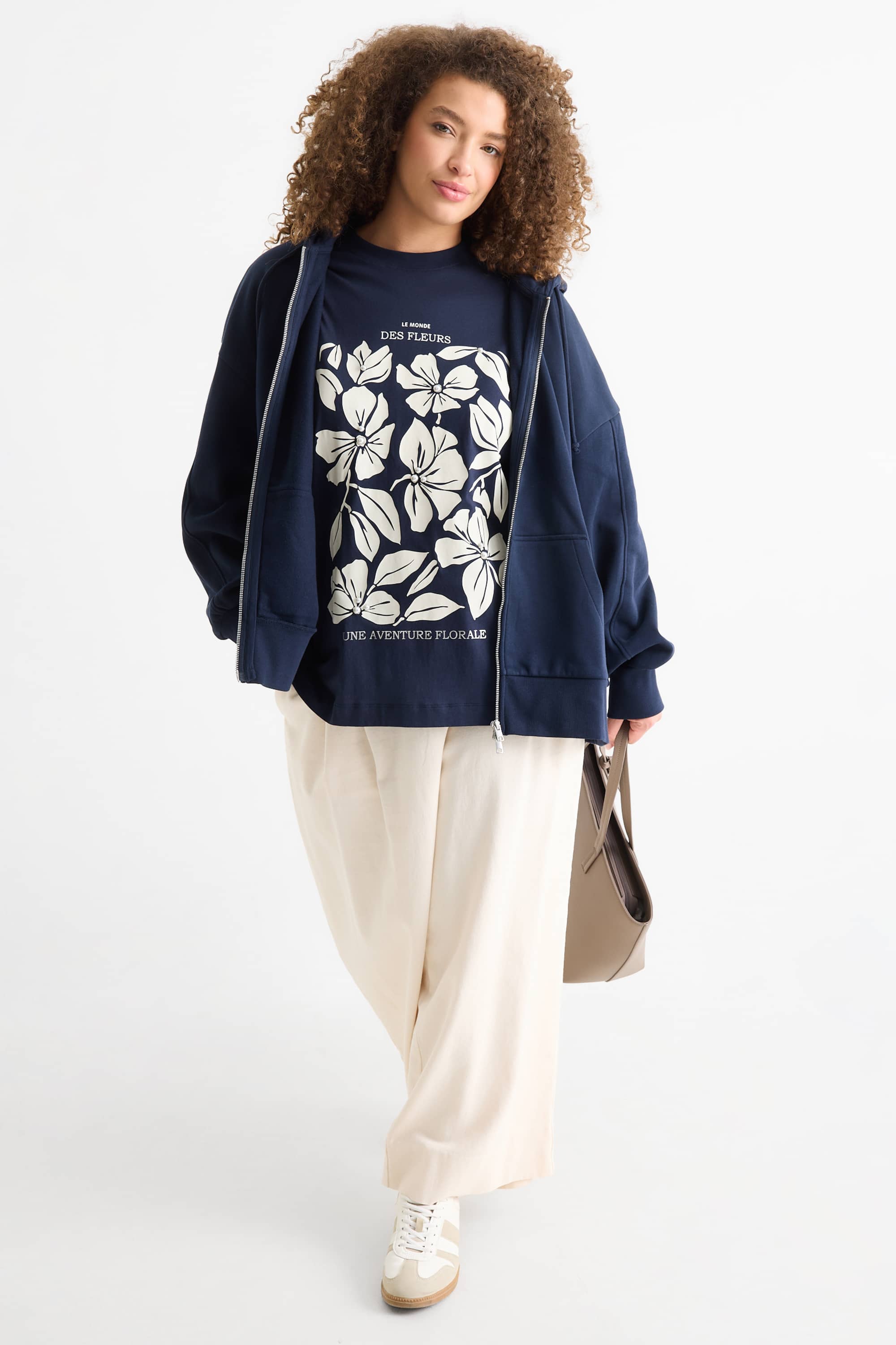 T-shirt - regular fit - shiny dark blue