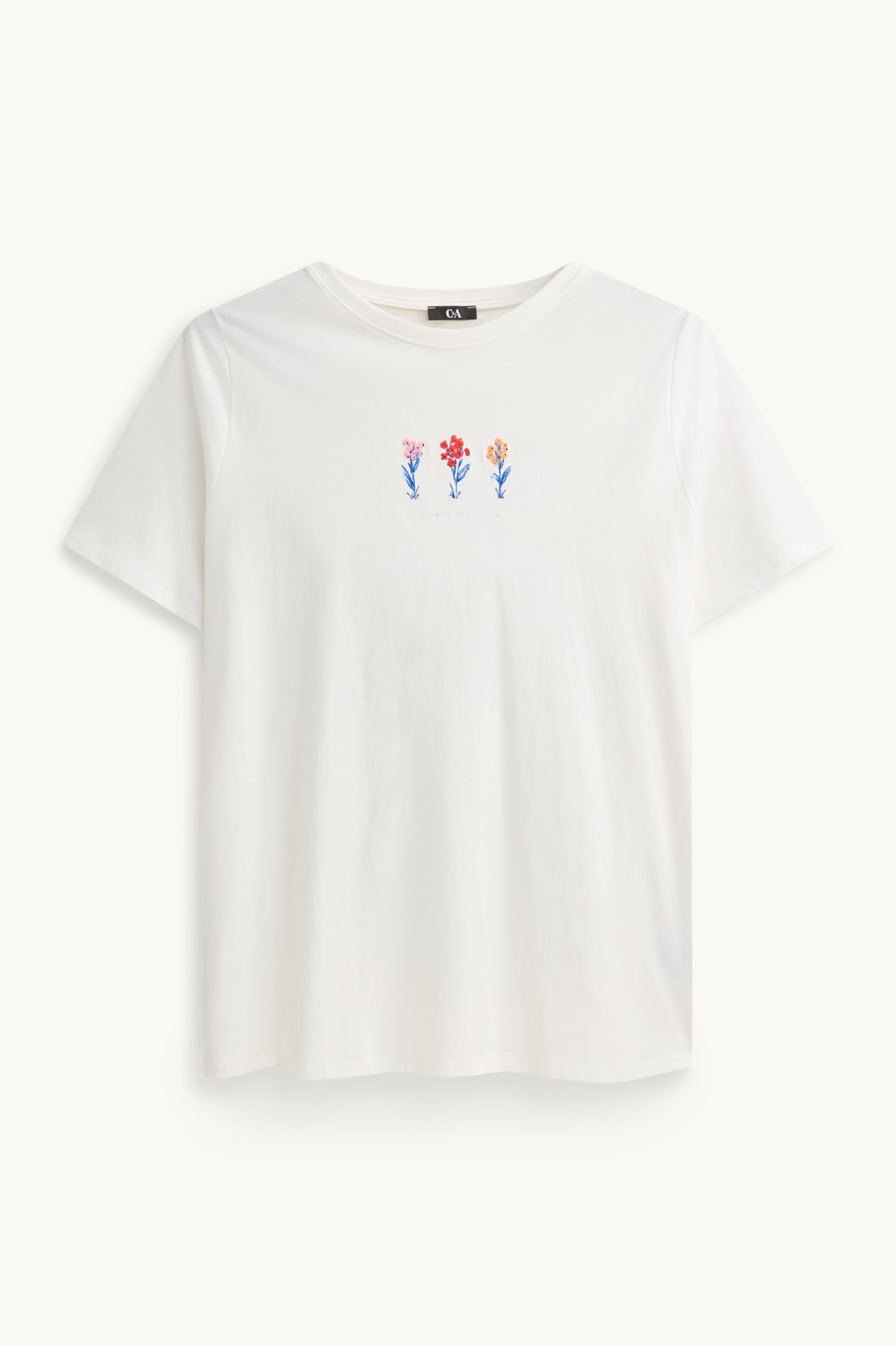 T-shirt - regular fit white