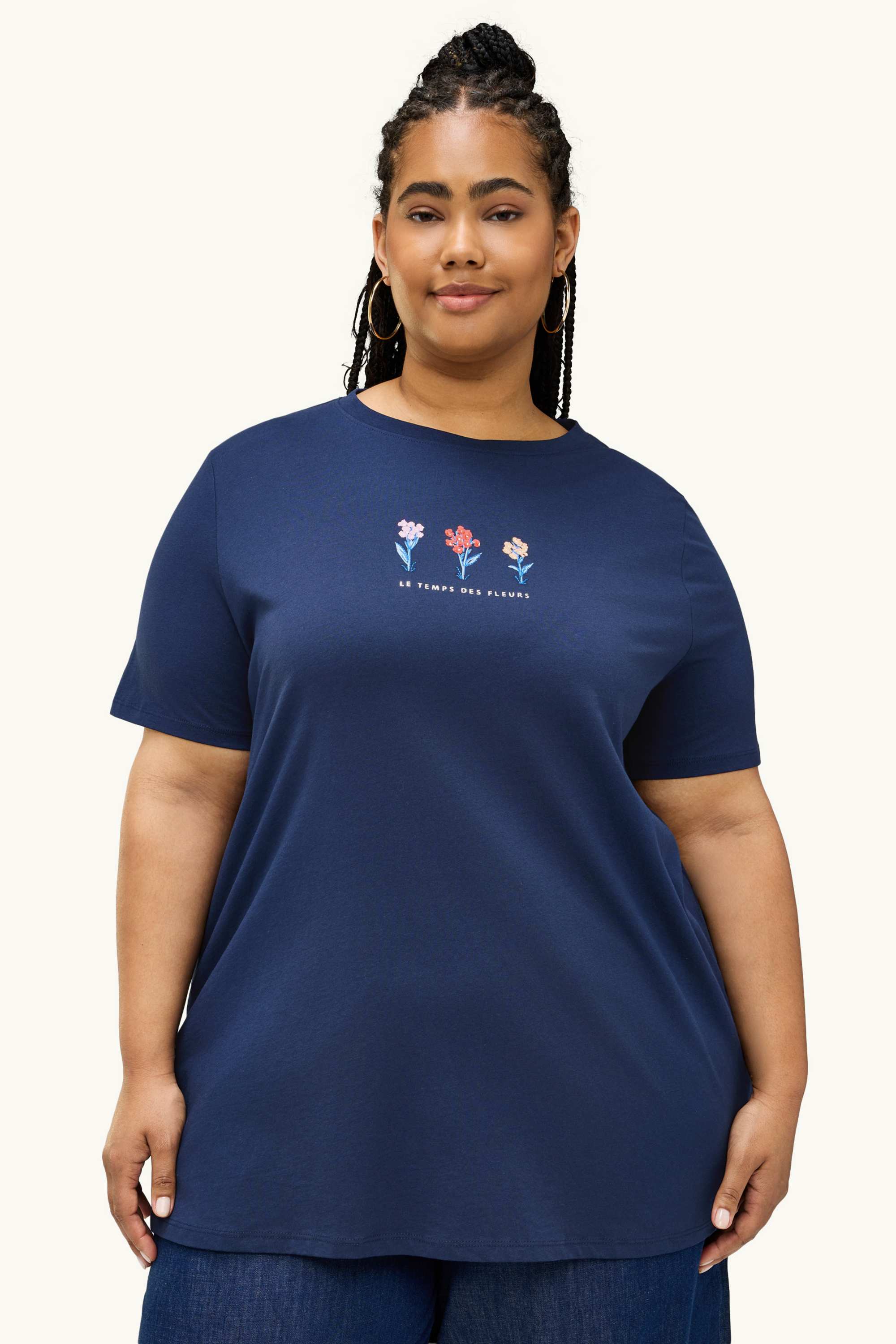 T-shirt - regular fit dark blue