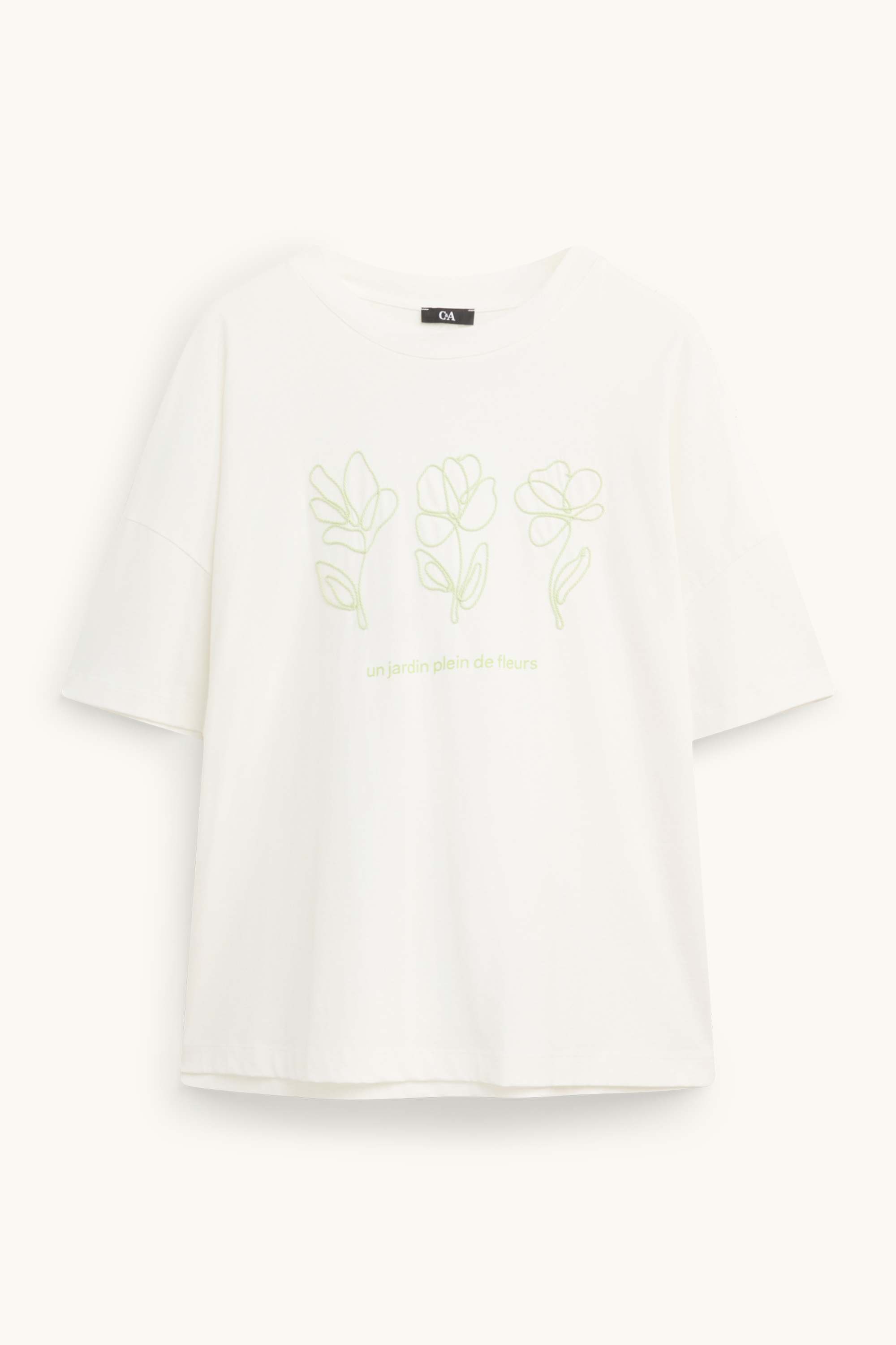 T-shirt - relaxed fit white
