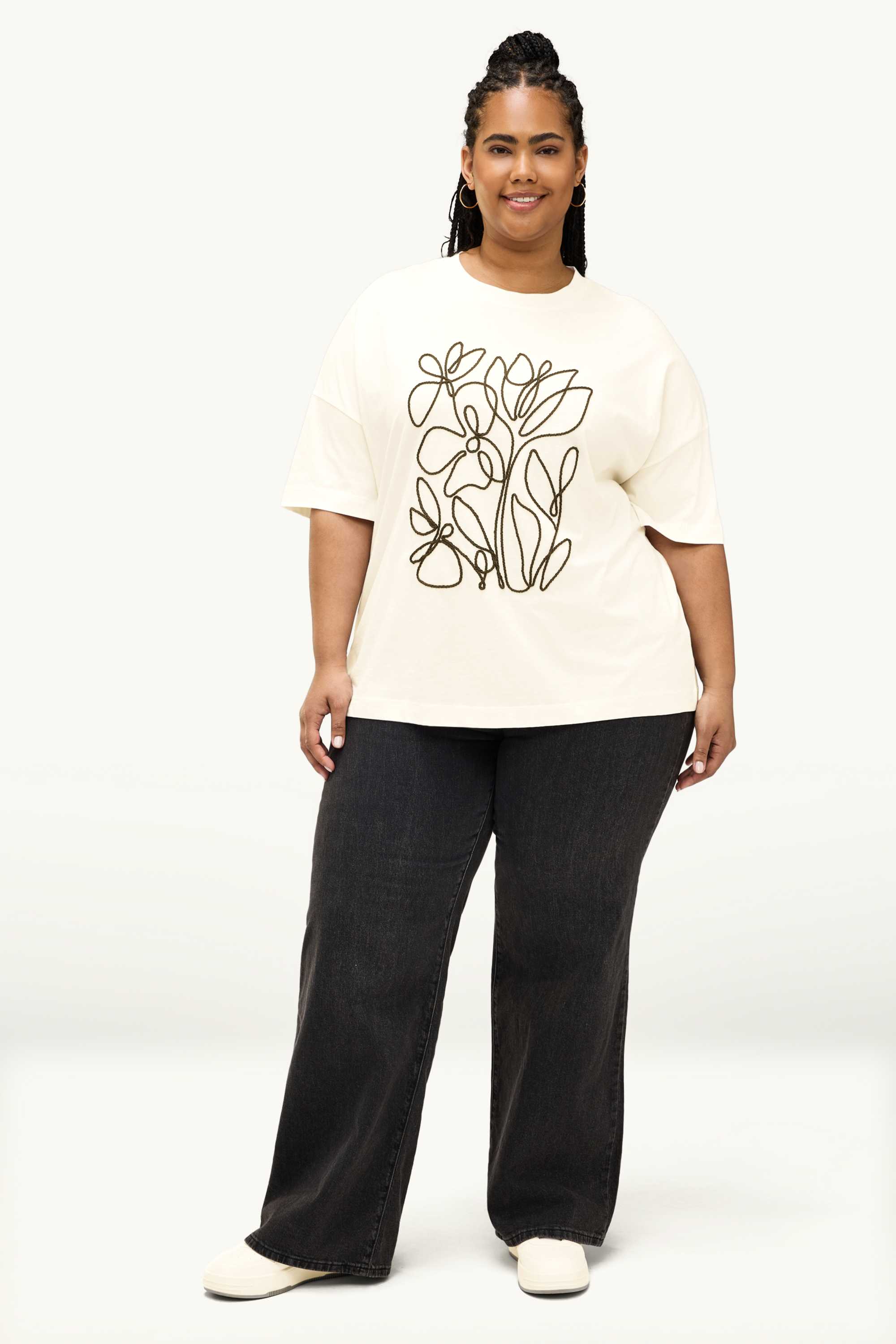T-shirt - relaxed fit white