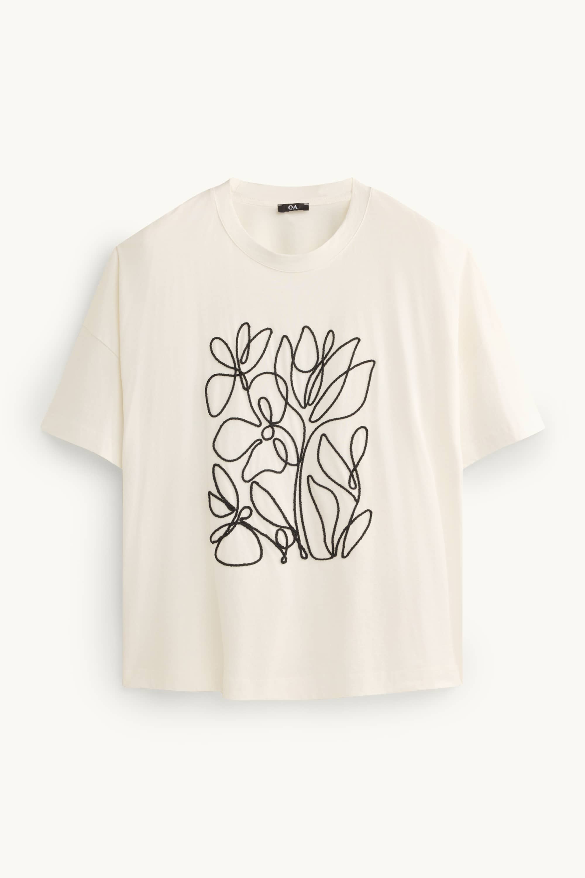 T-shirt - relaxed fit white