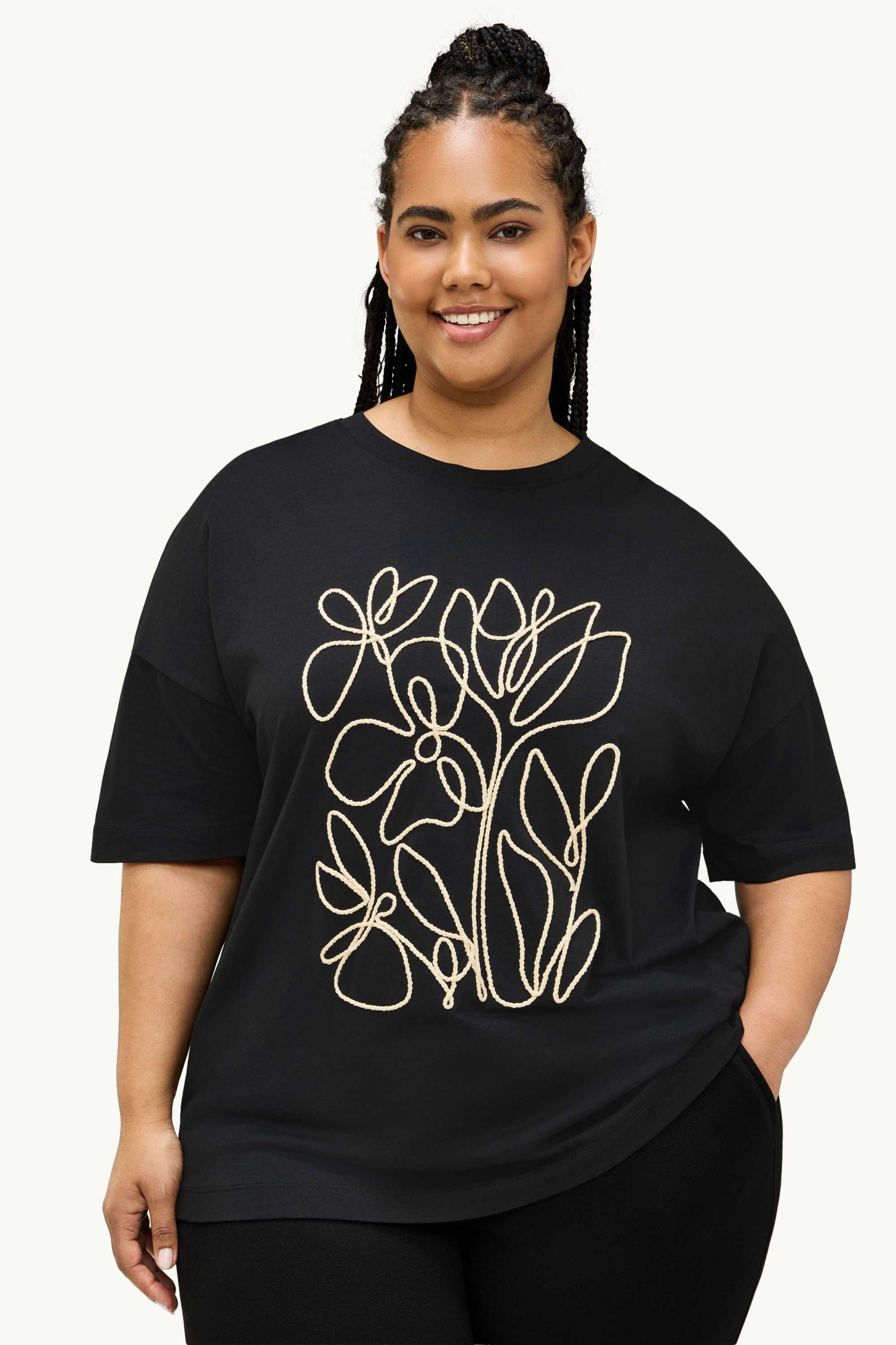 T-shirt - relaxed fit black