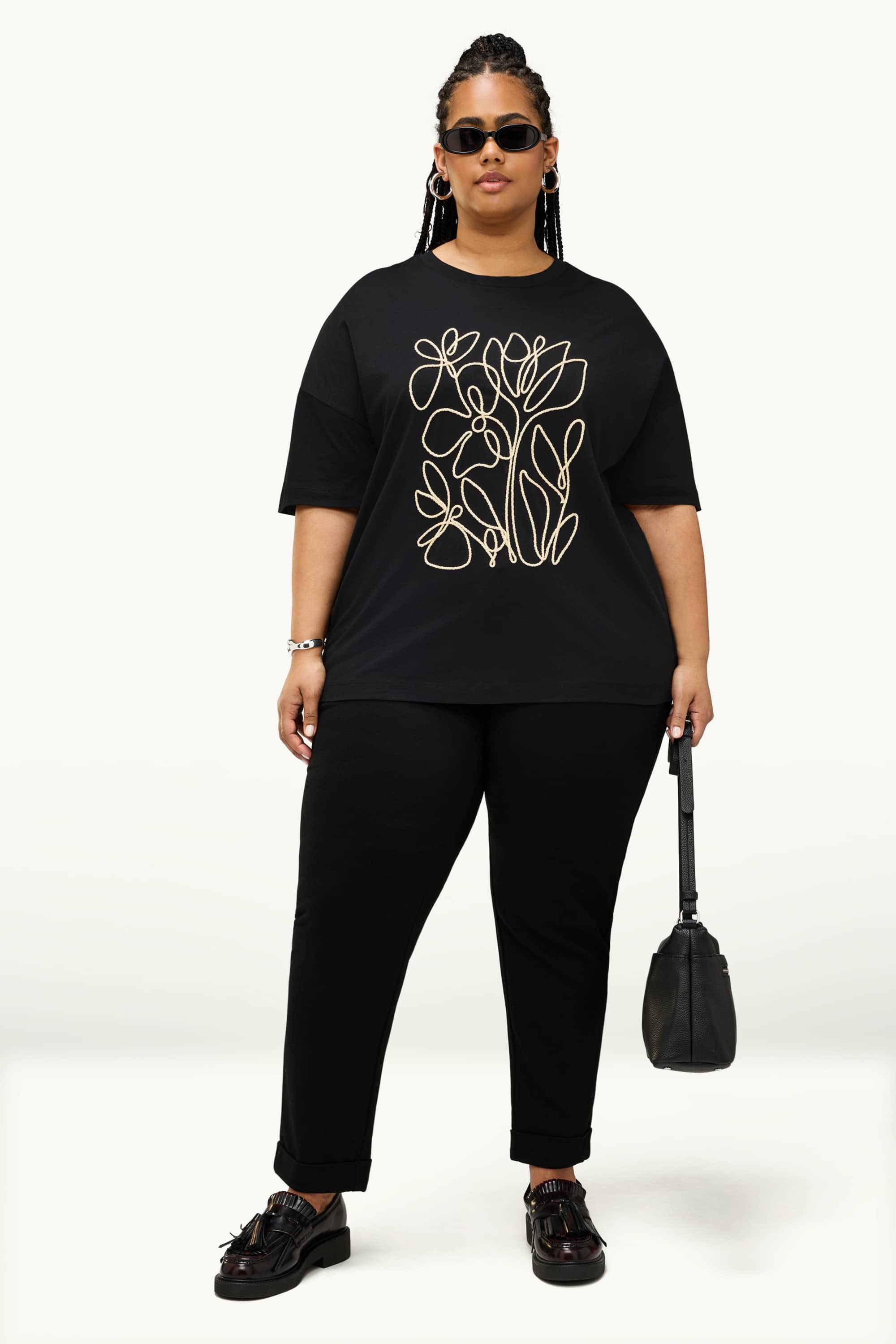 T-shirt - relaxed fit black