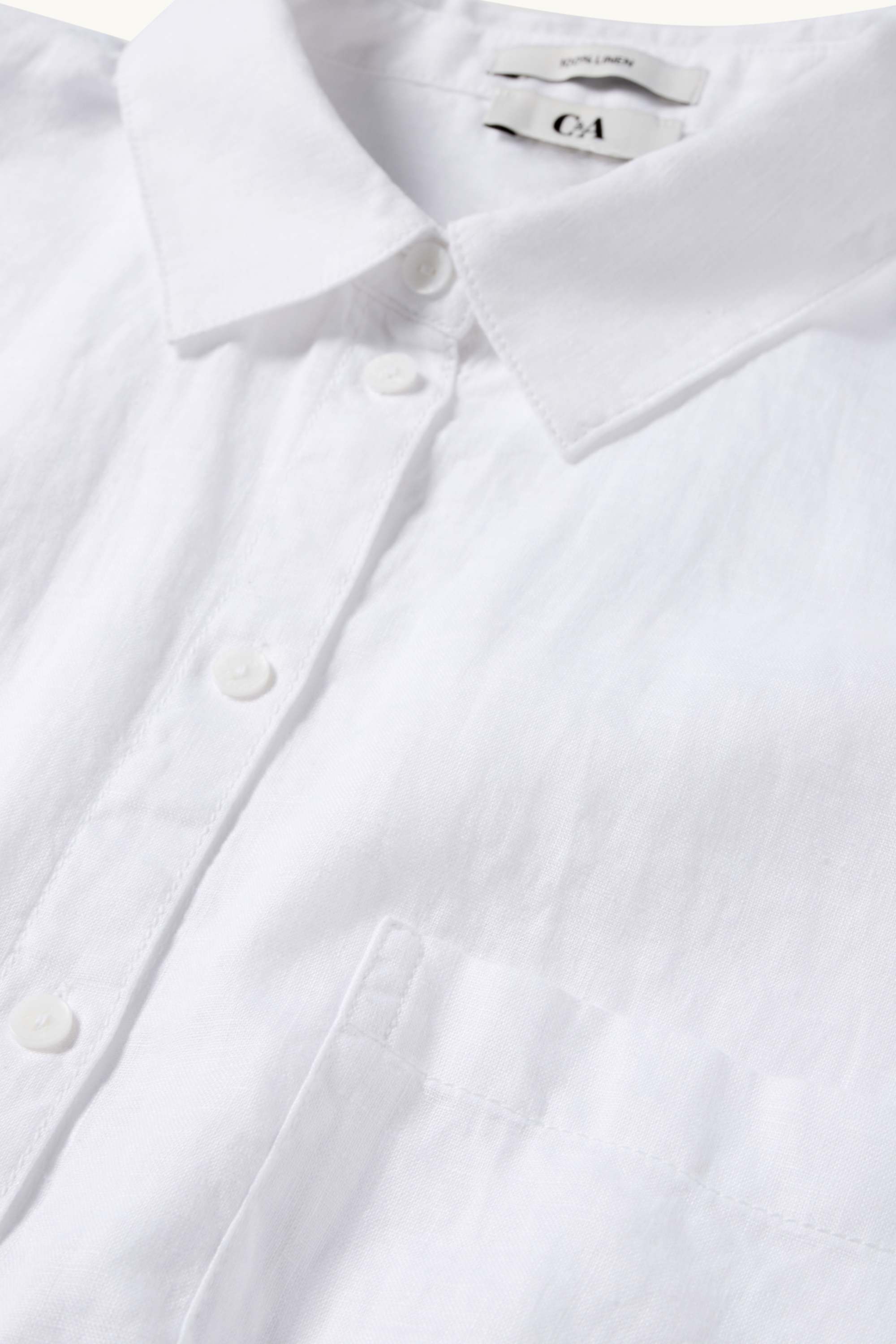 Linen blouse white