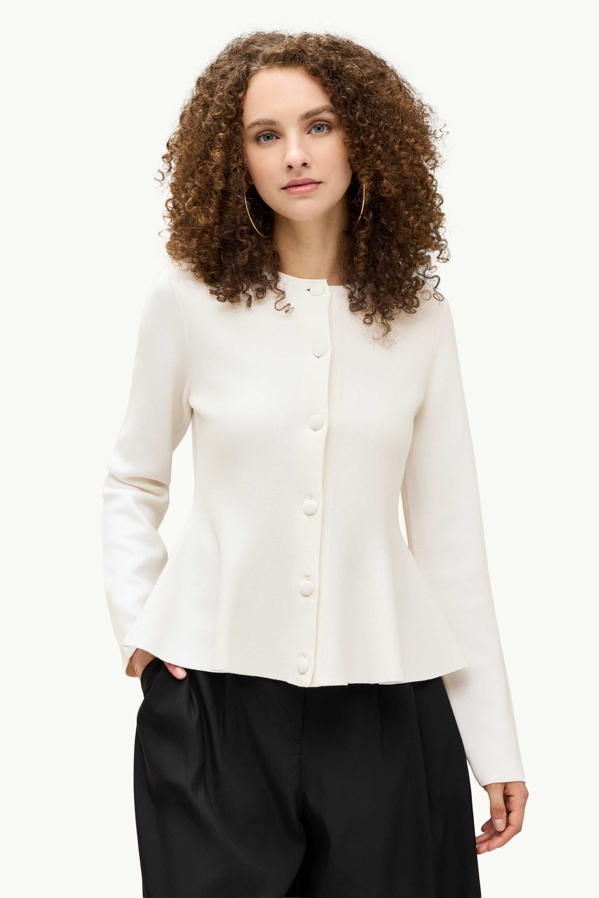 Cardigan white