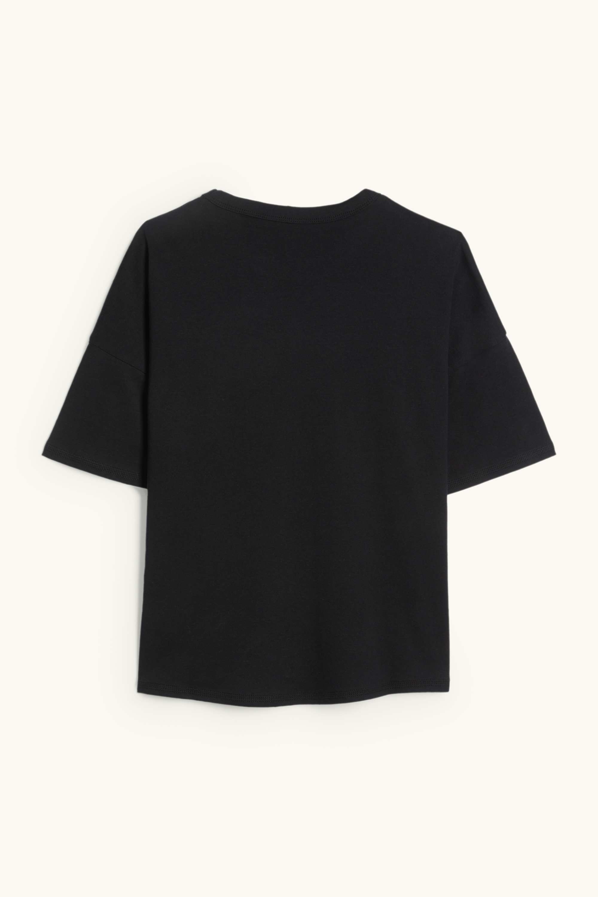 T-shirt - oversized black