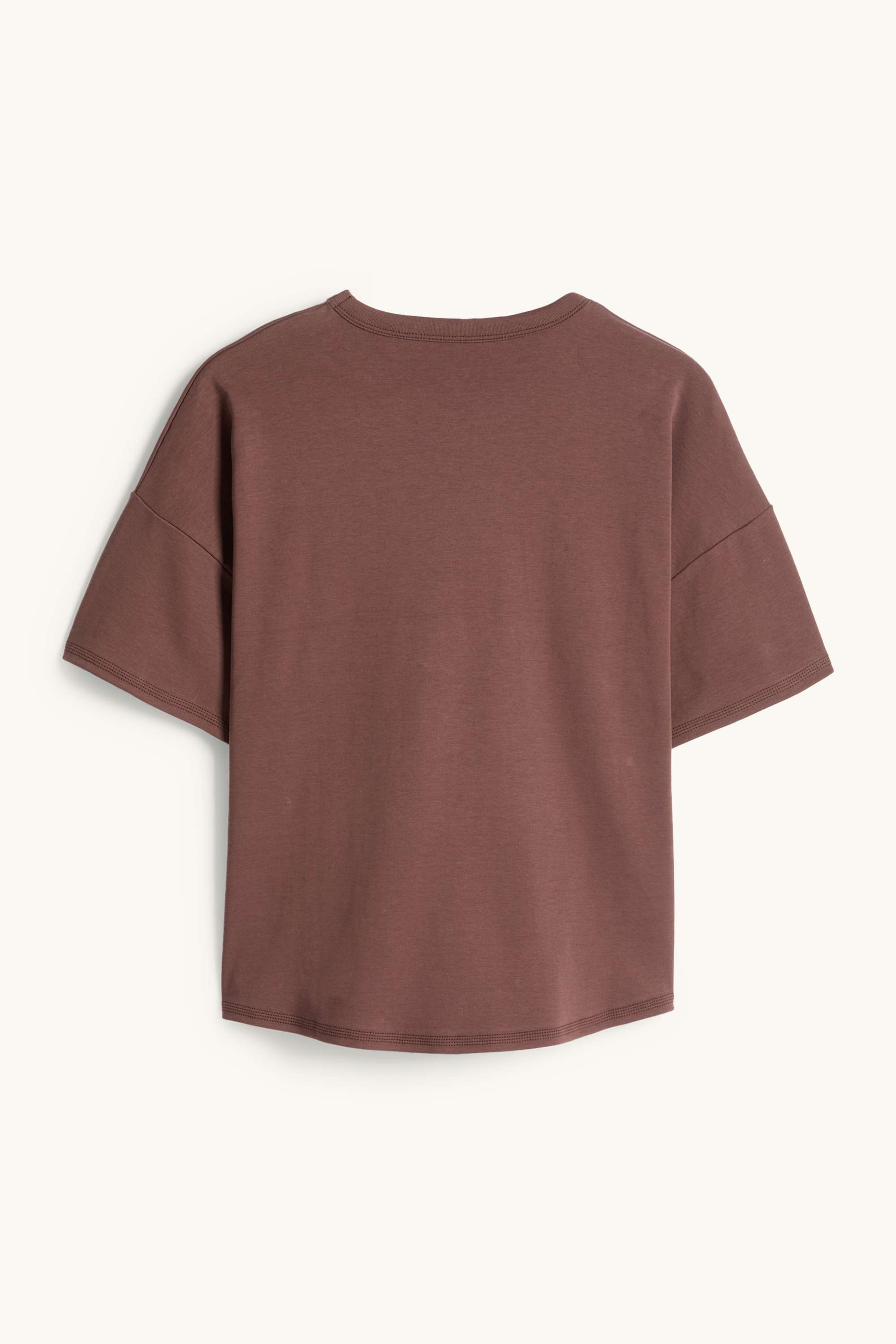 T-shirt - oversized dark brown